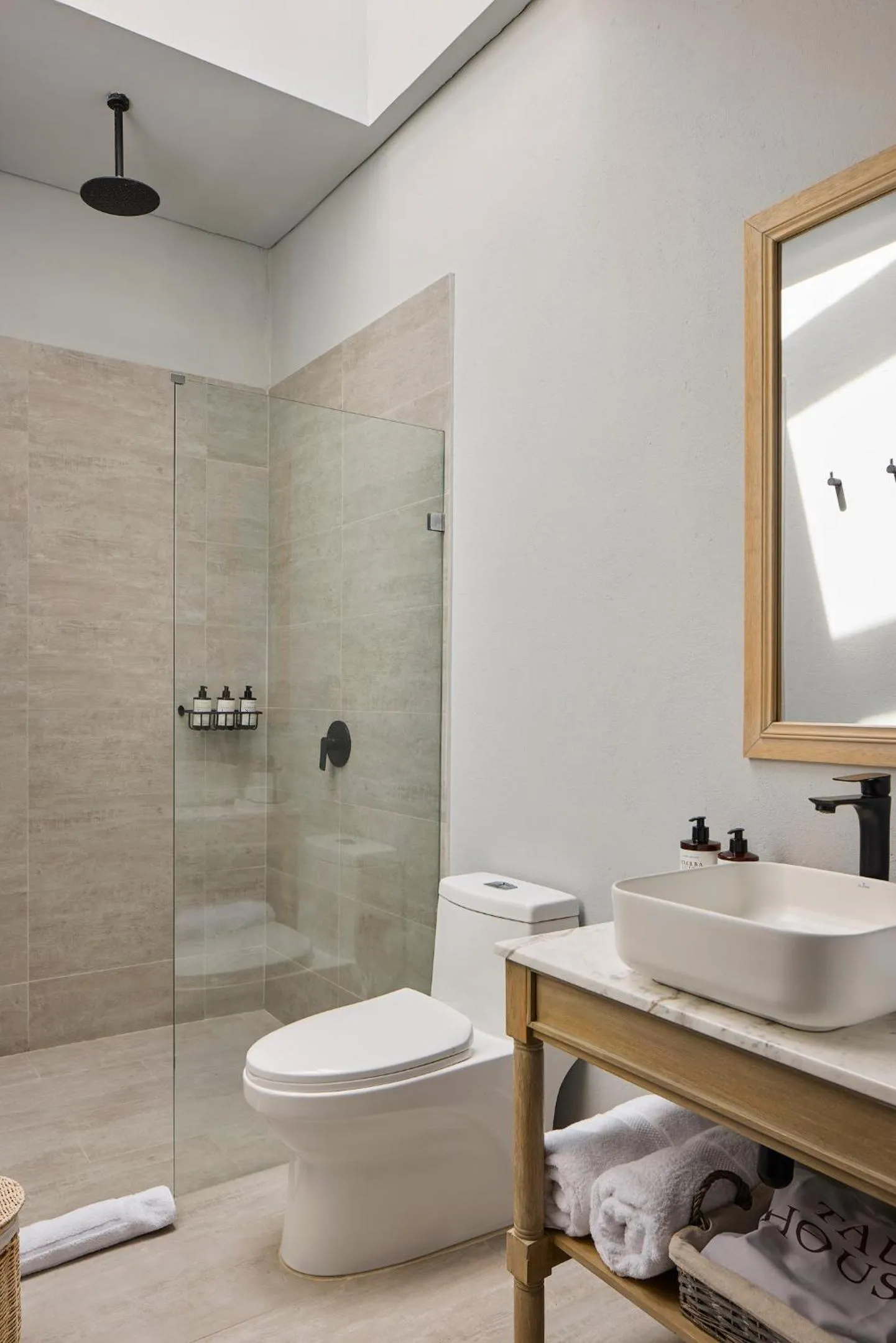 Bathroom in Tau House