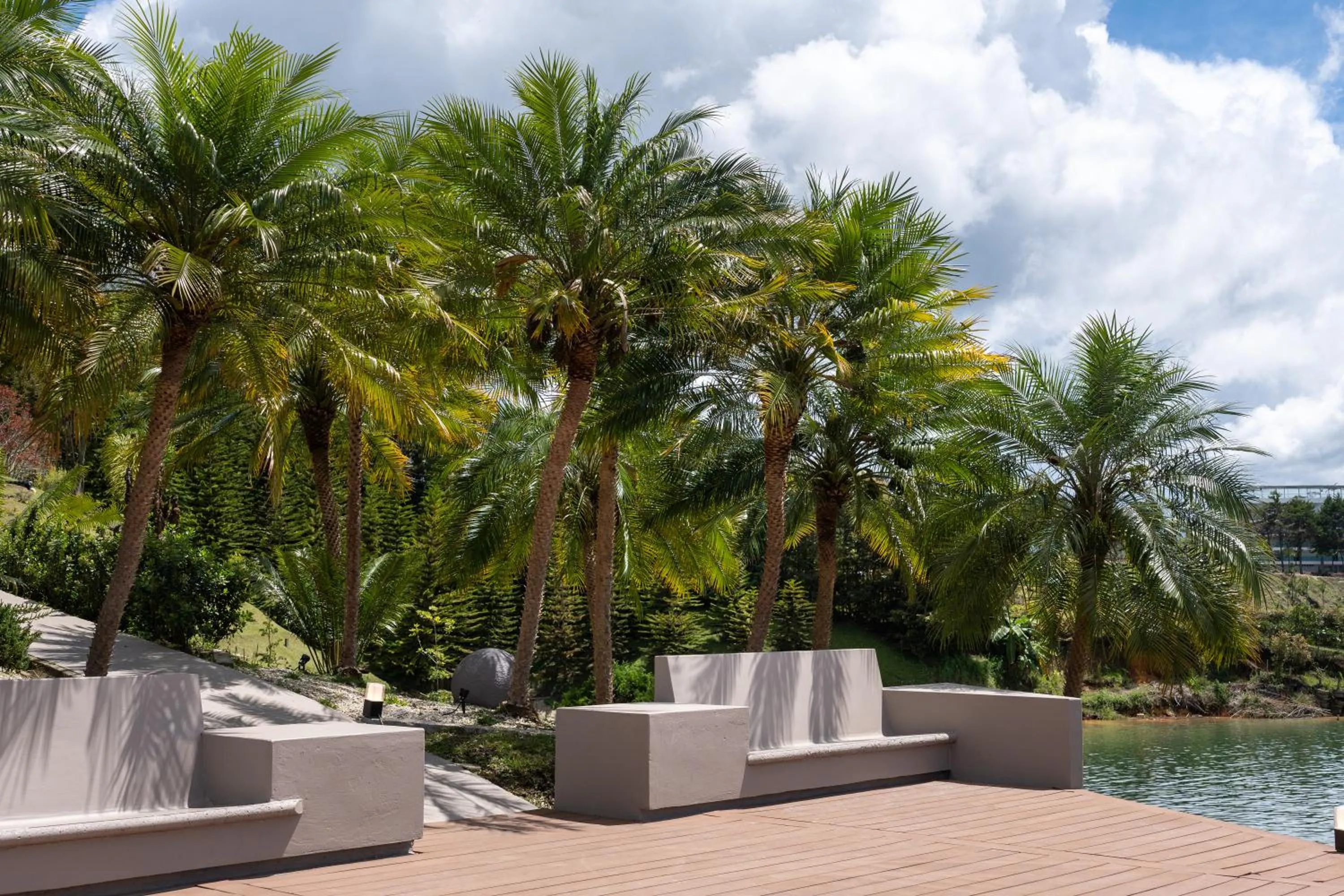 Natural landscape in Tau House