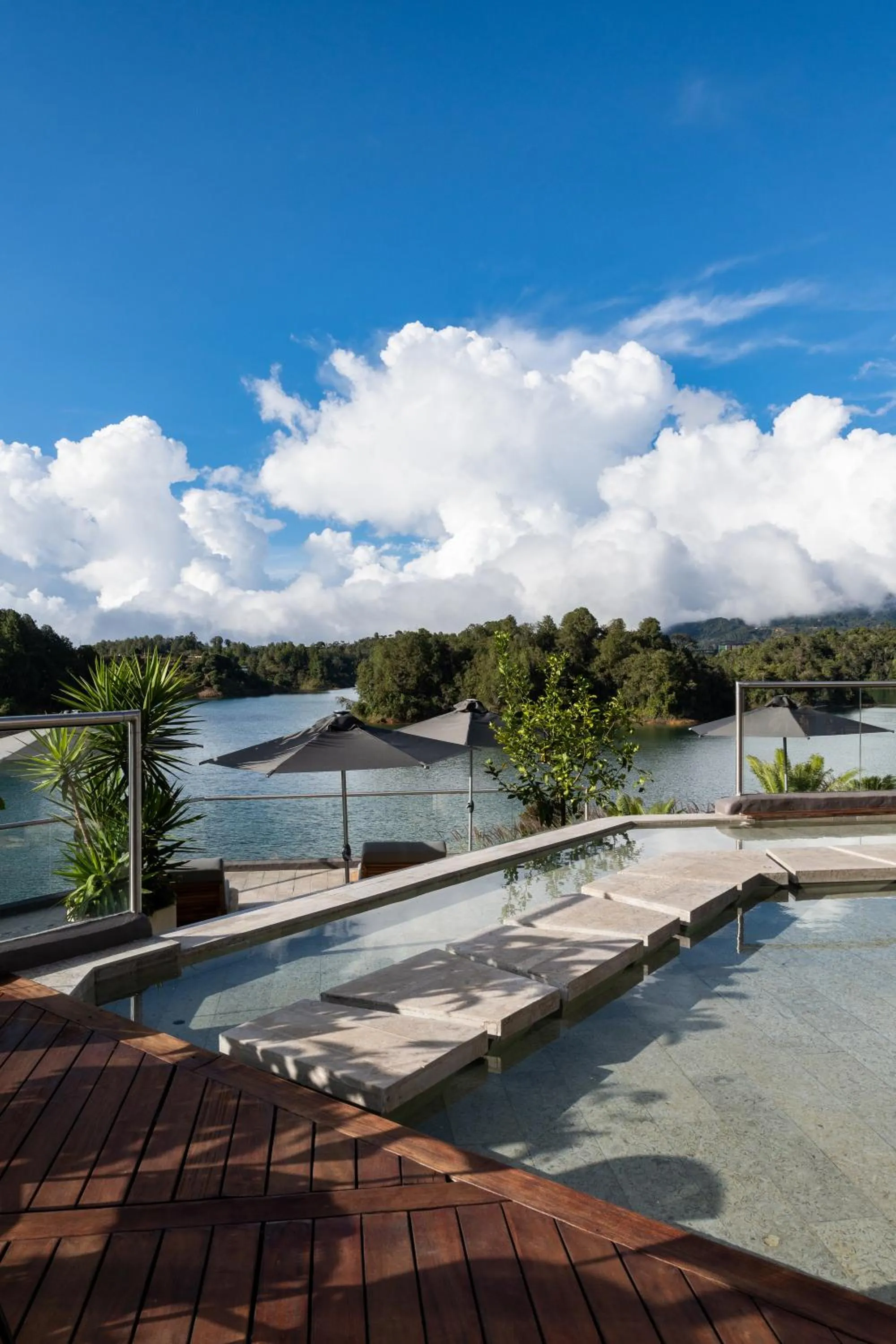 Lake view in Tau House