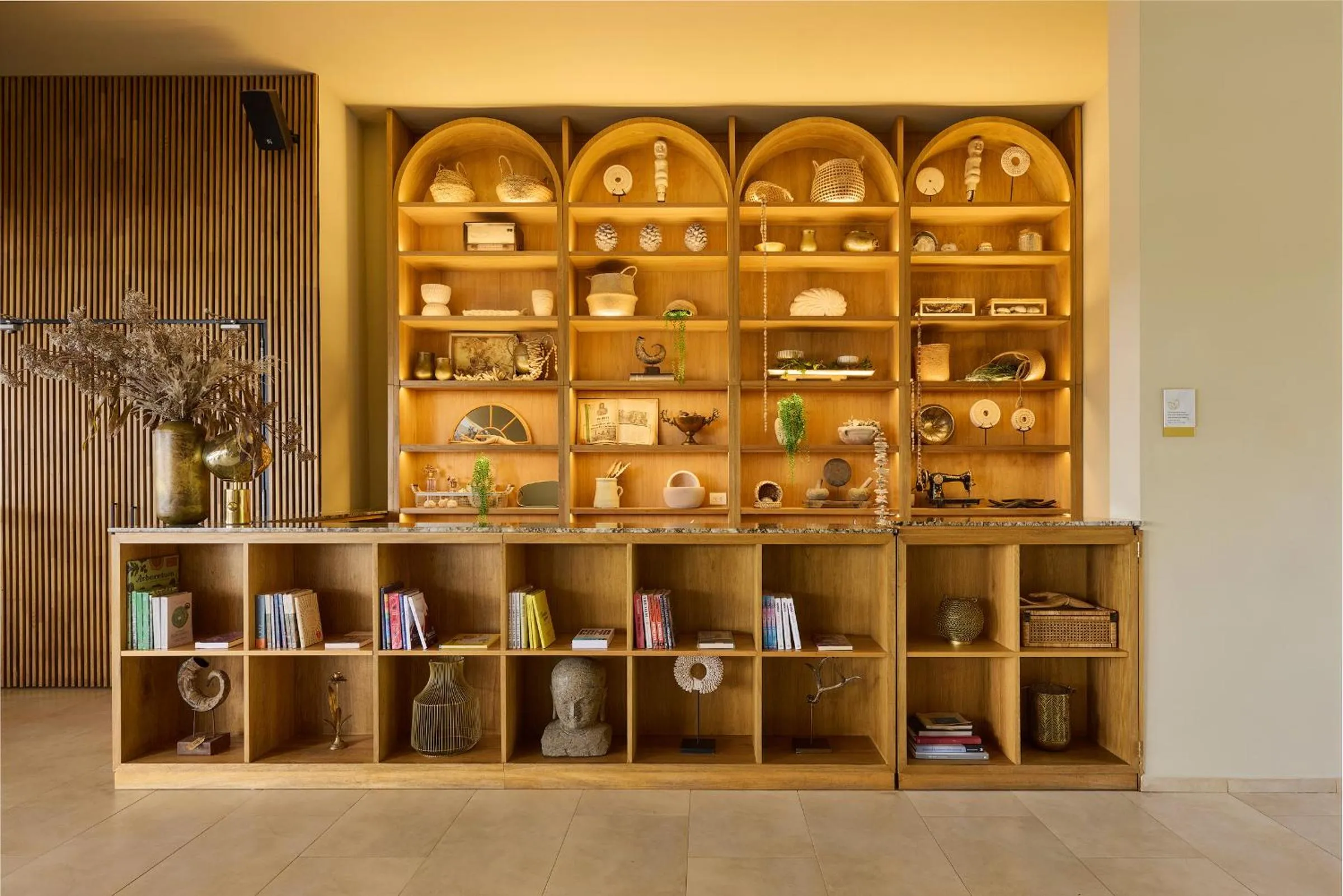 Lobby or reception in Tau House