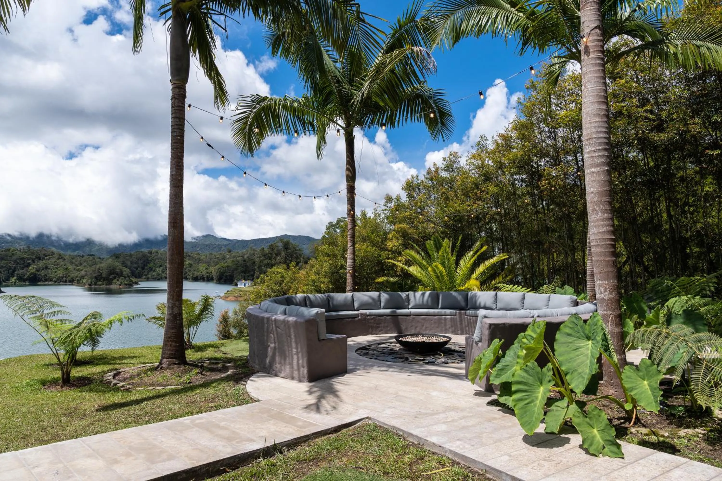 Natural landscape in Tau House