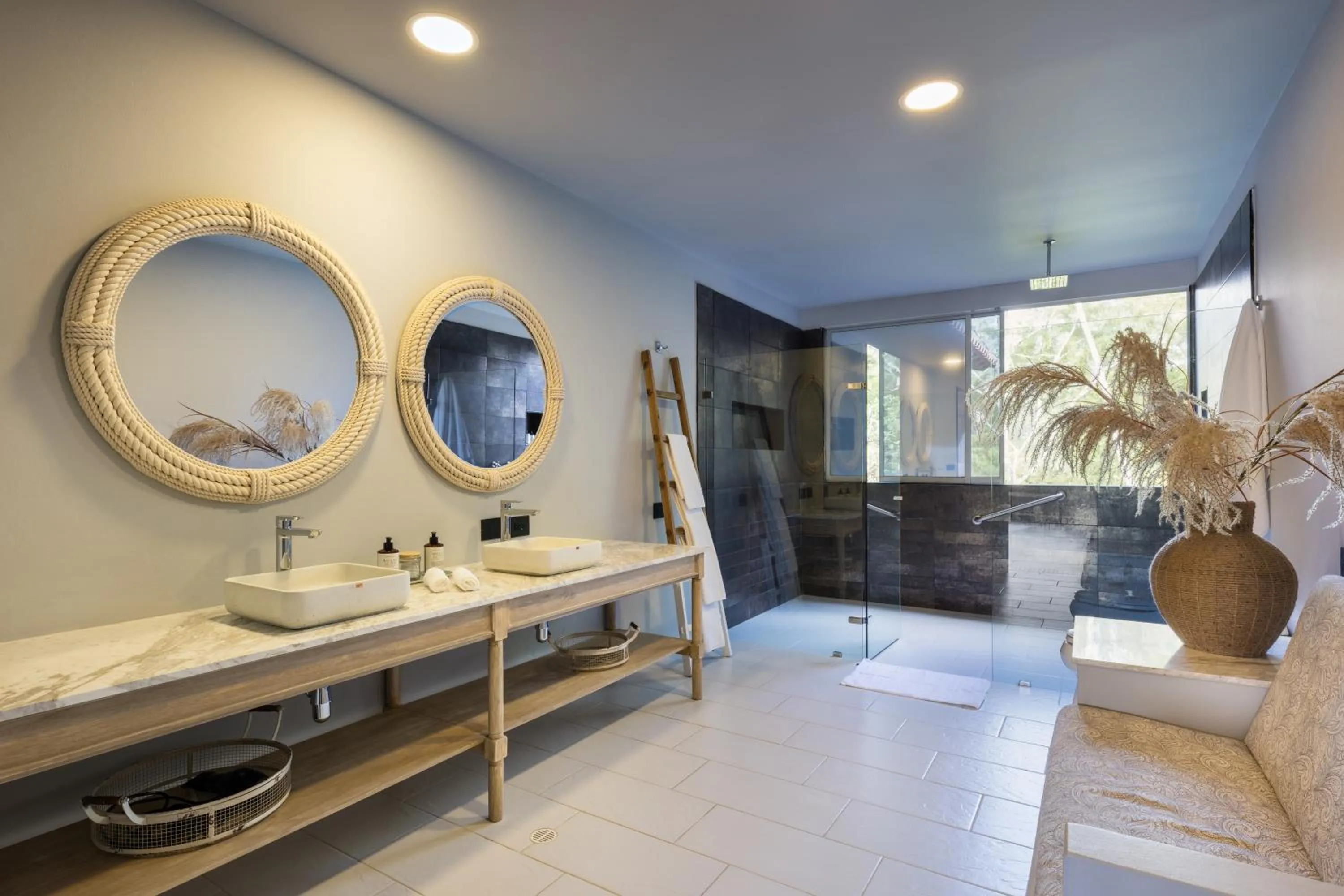 Bathroom in Tau House