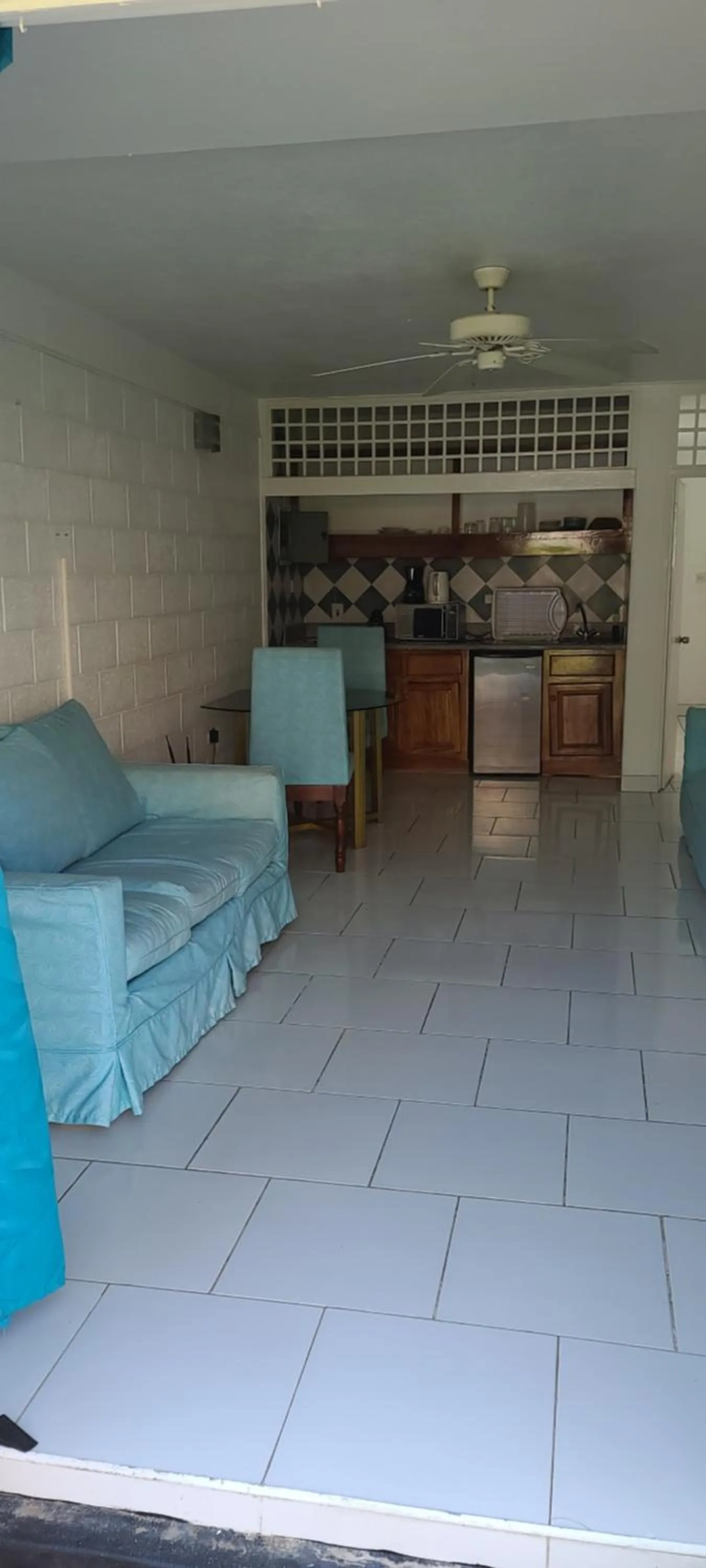 Seating area in Fisherman's Point