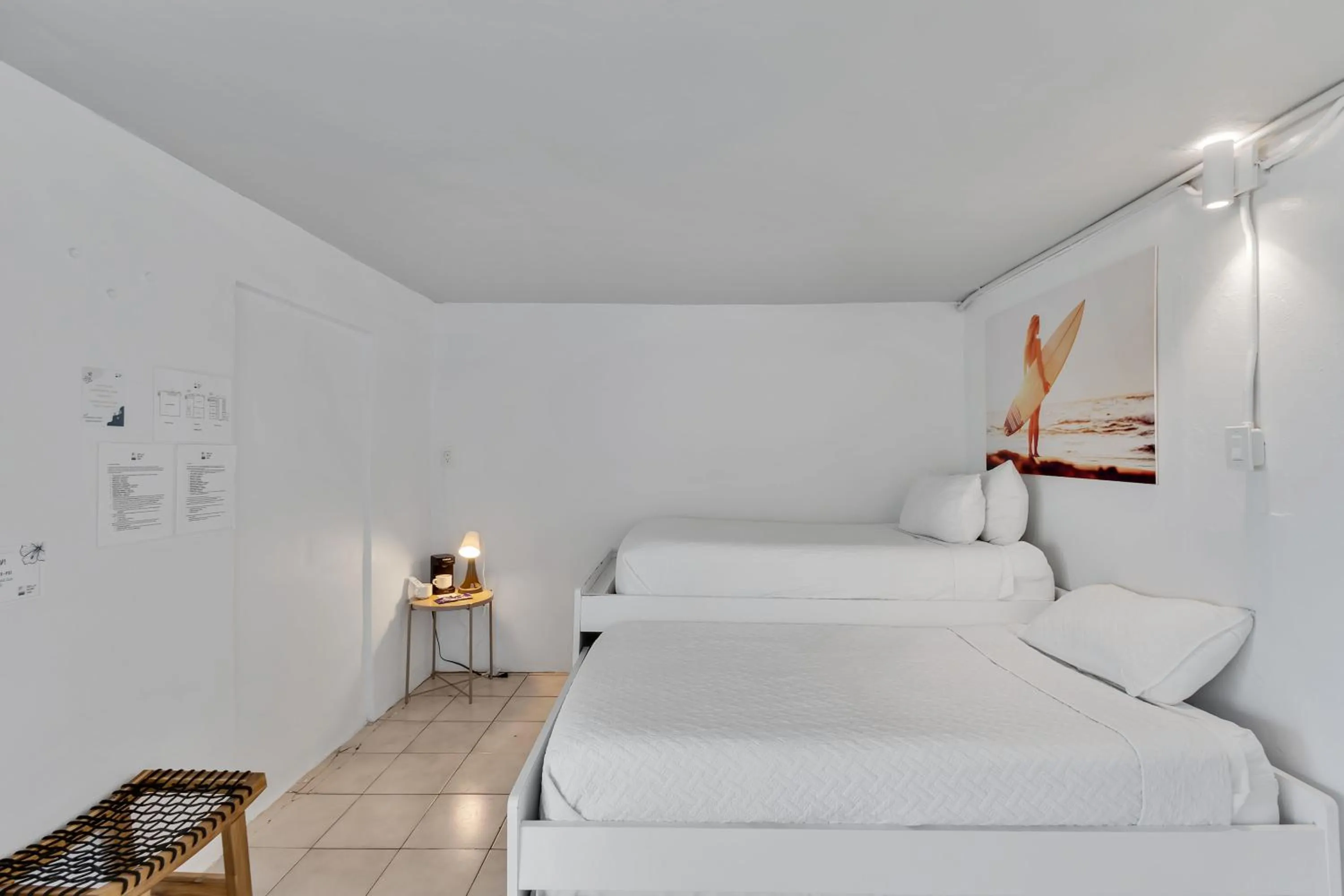 Bed in Bella Surf Inn