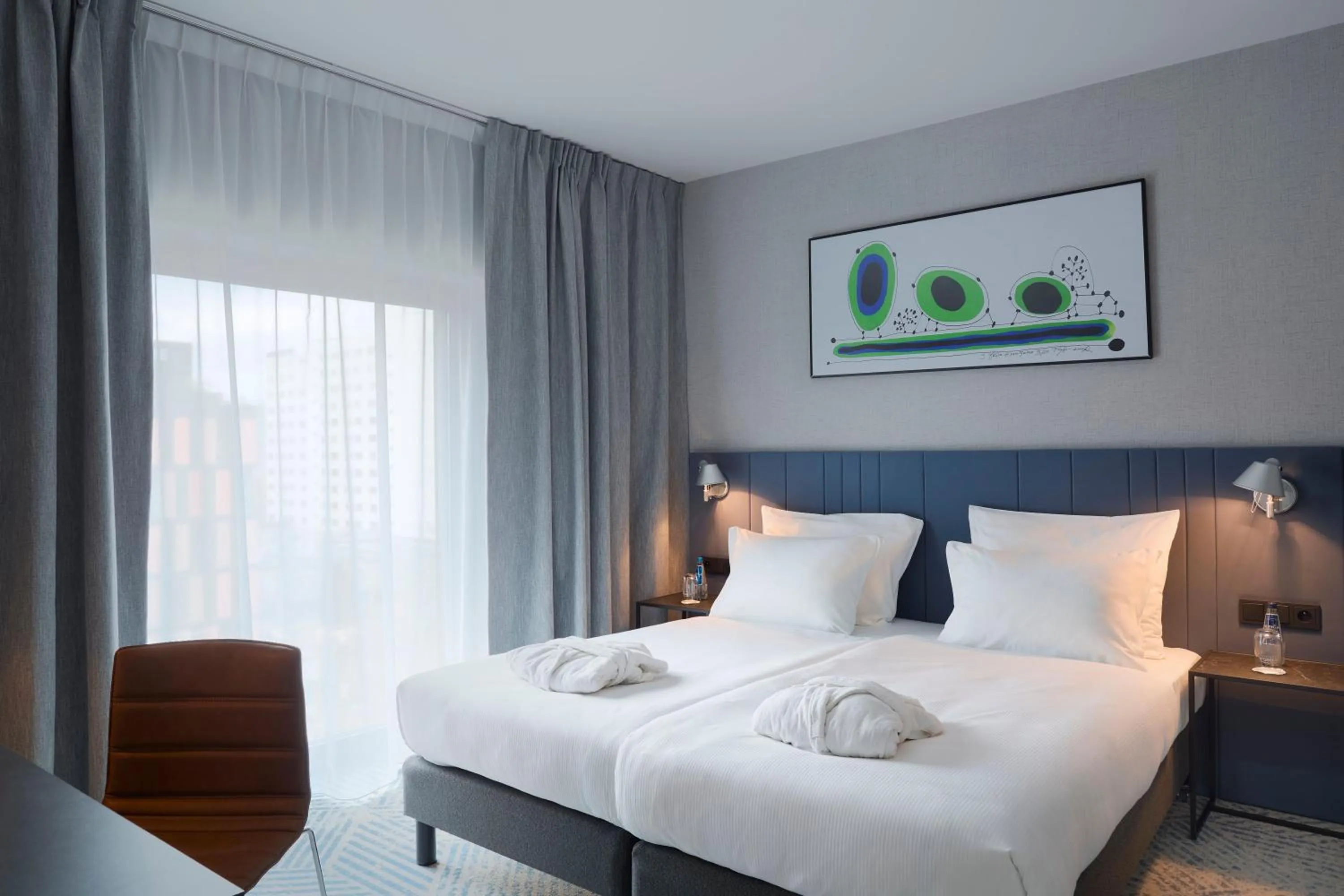 Bed in Q Hotel Plus Wrocław