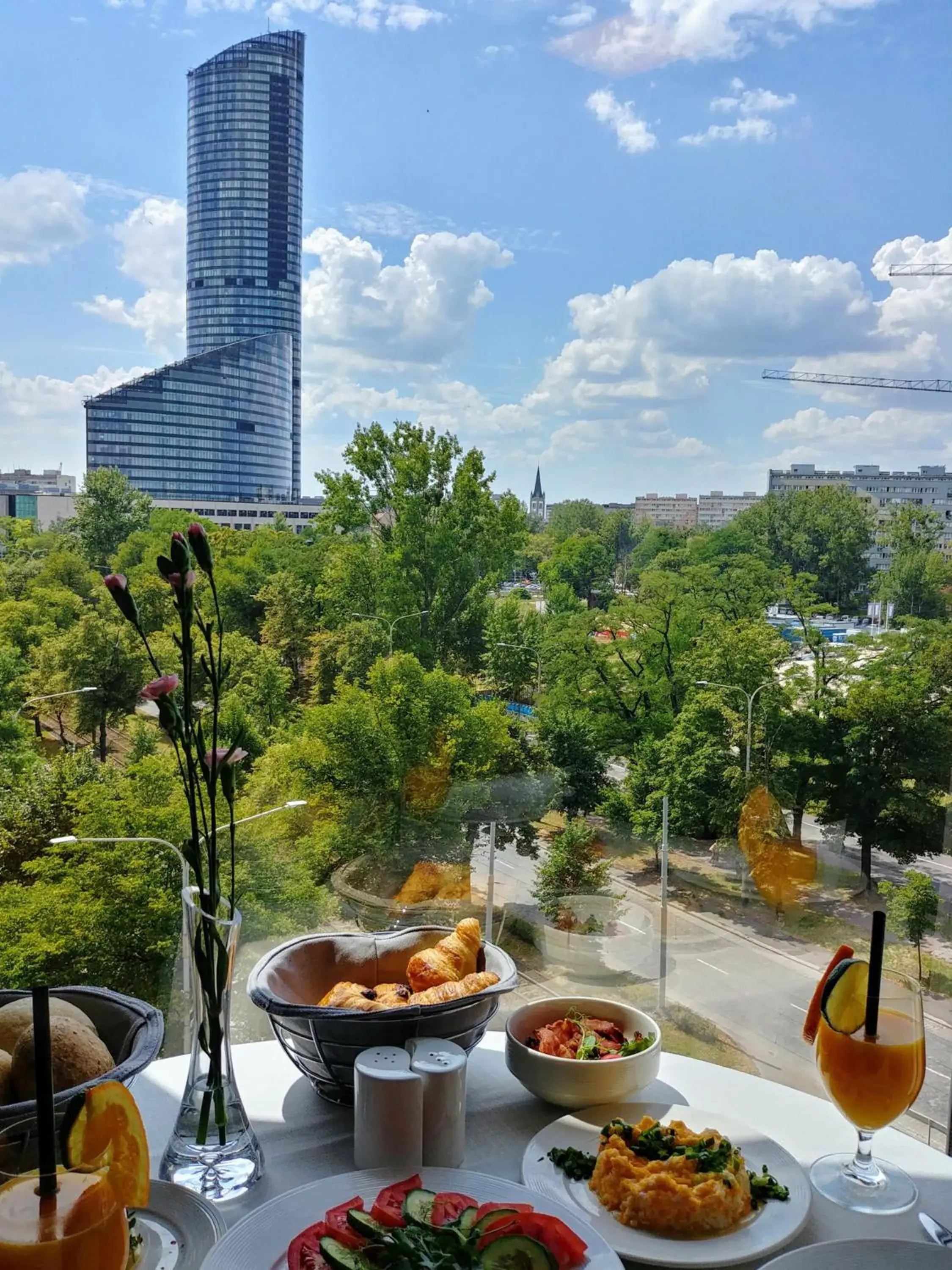 Landmark view in Q Hotel Plus Wrocław Landmark view in Q Hotel Plus Wrocław