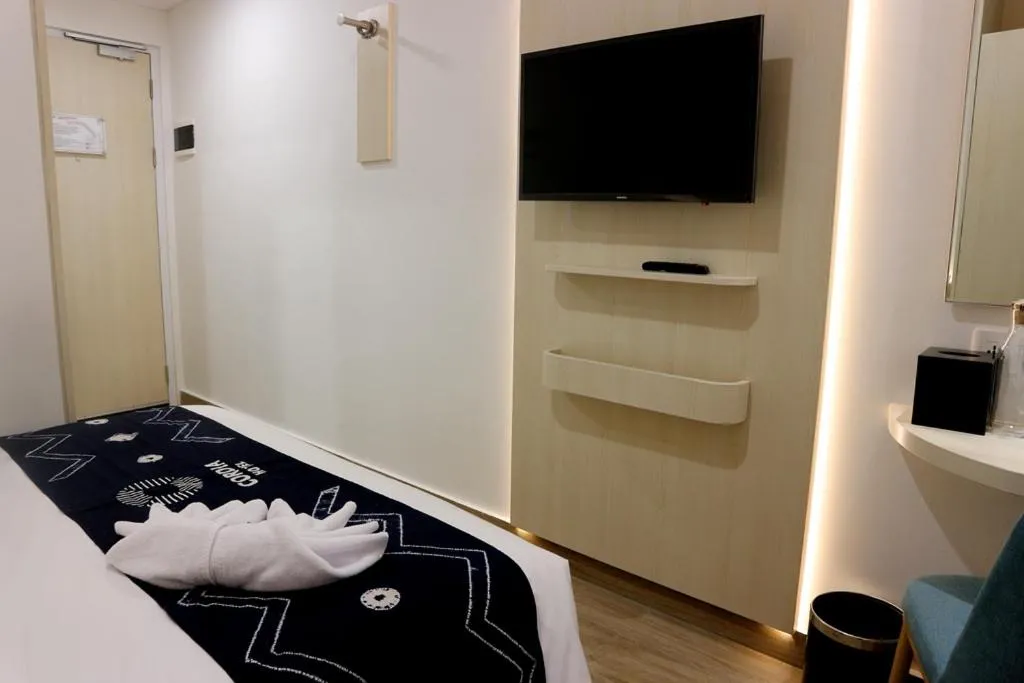 TV and multimedia, Bed in Cordia Hotel Banjarmasin - Hotel Dalam Bandara