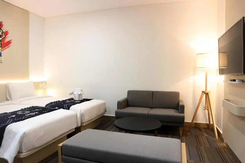 Deluxe Twin Room in Cordia Hotel Banjarmasin - Hotel Dalam Bandara Deluxe Twin Room in Cordia Hotel Banjarmasin - Hotel Dalam Bandara