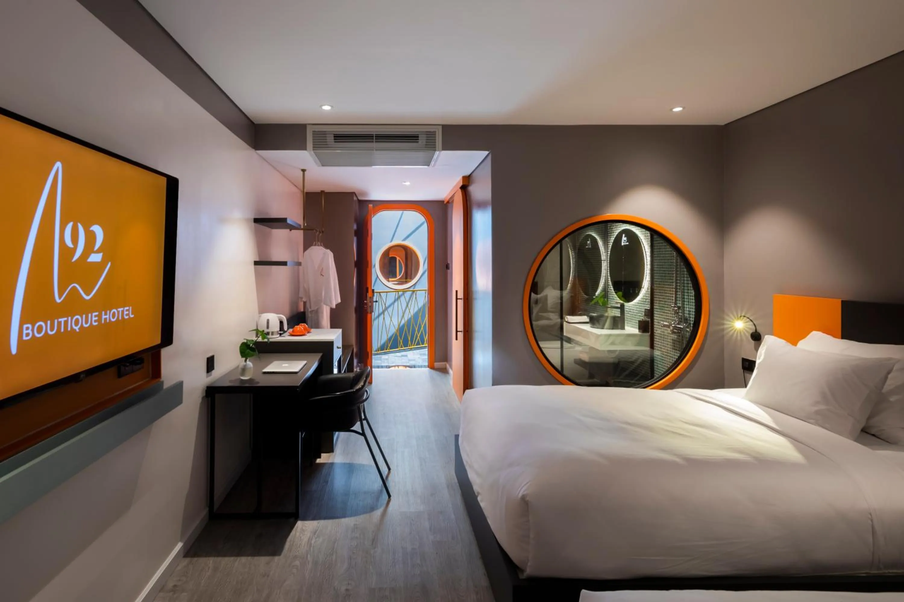Bedroom, Bed in M92 Boutique Da Nang Beach Hotel