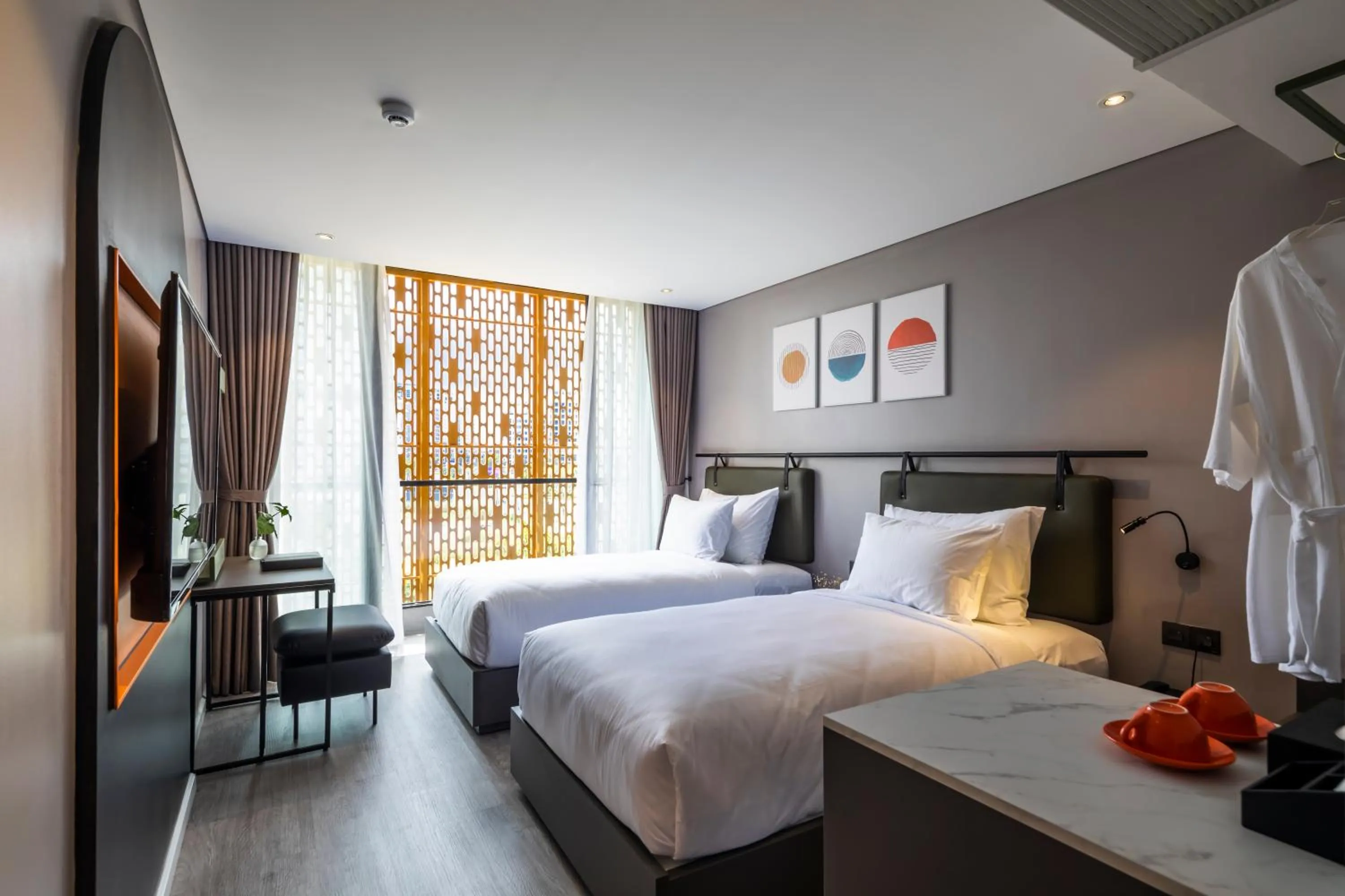 Photo of the whole room, Bed in M92 Boutique Da Nang Beach Hotel