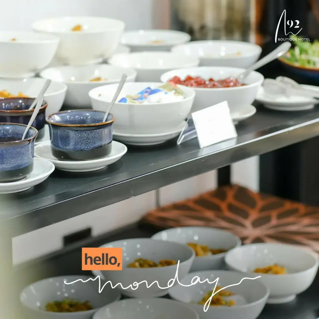 Breakfast in M92 Boutique Da Nang Beach Hotel Breakfast in M92 Boutique Da Nang Beach Hotel