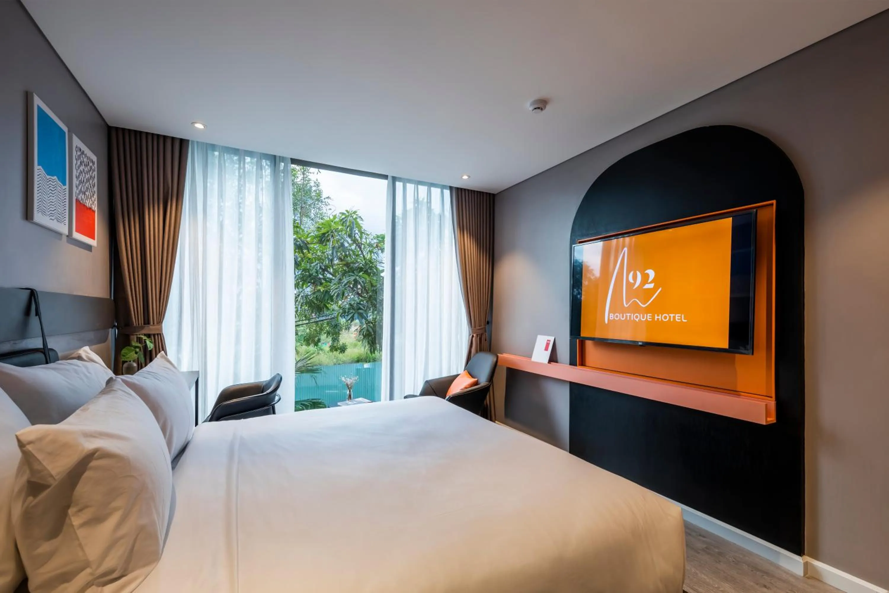 Bed in M92 Boutique Da Nang Beach Hotel