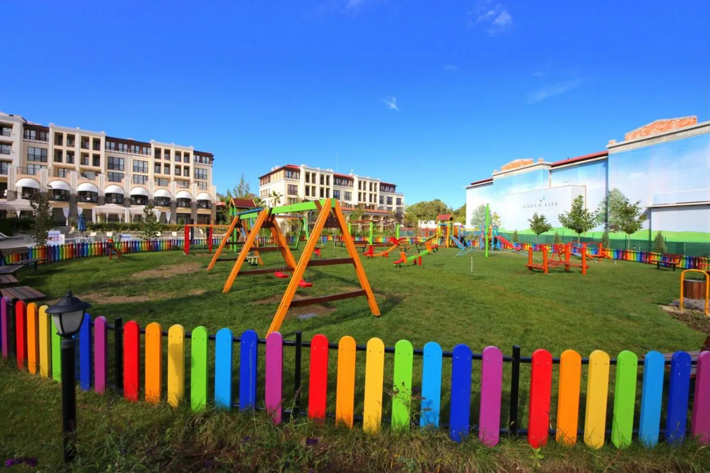 Children play ground in Green Life Beach Resort Apartment