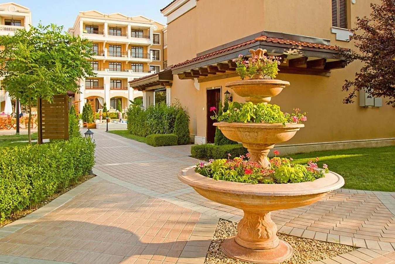 Property building in Green Life Beach Resort Apartment