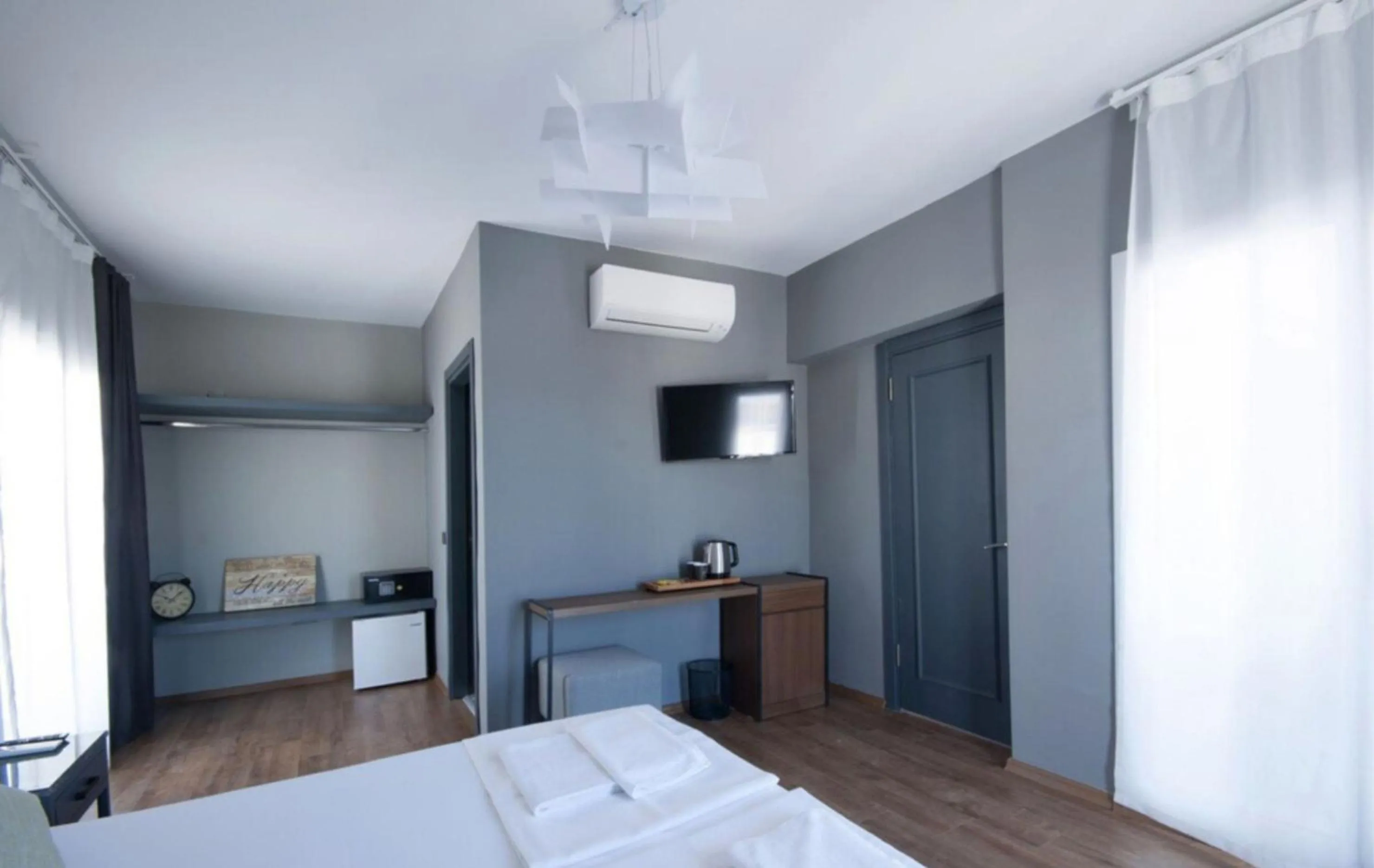 Bed in Smart City Suites Hotel Bodrum