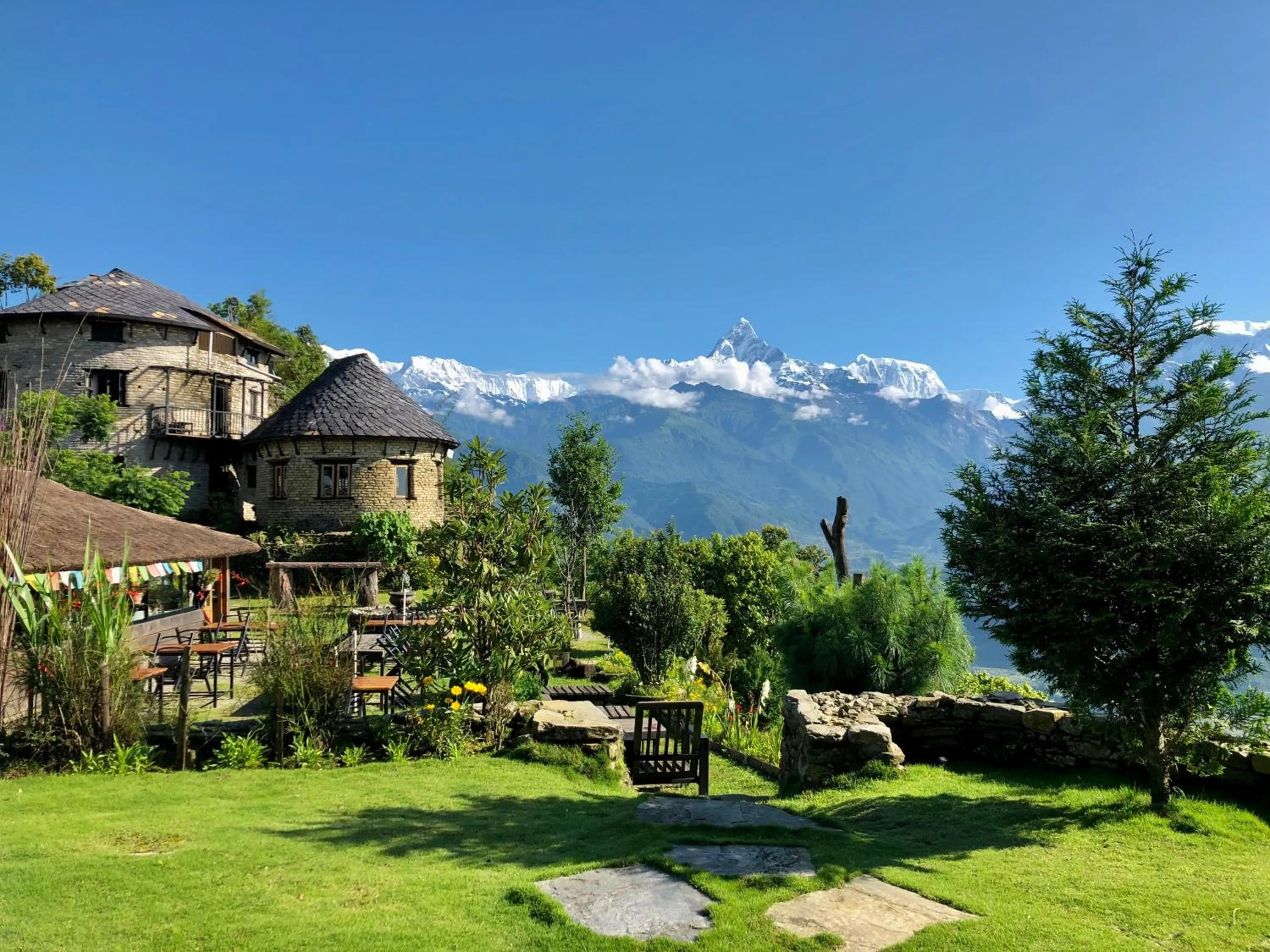 Day in Bhanjyang Village Lodge