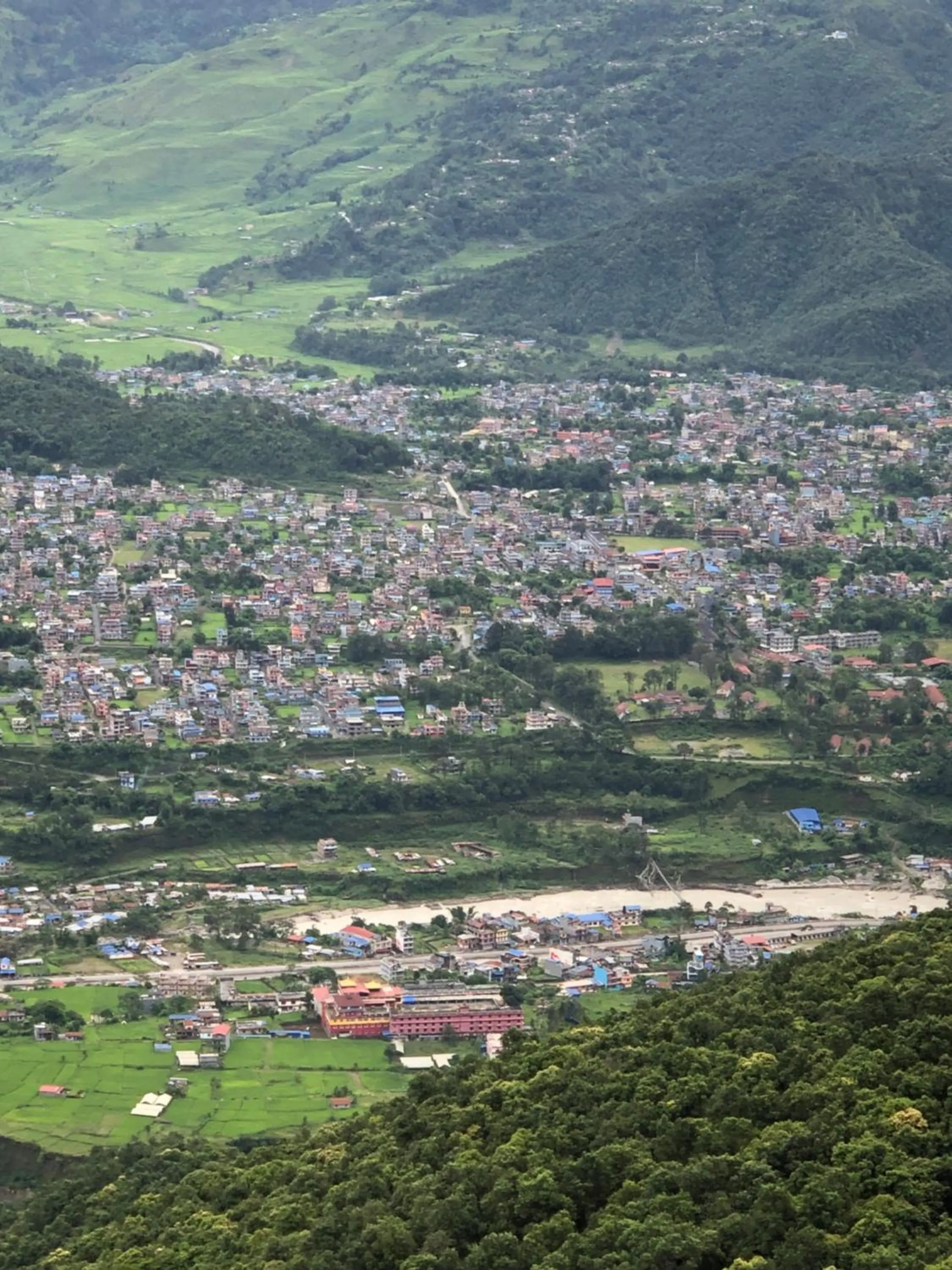 Day in Bhanjyang Village Lodge