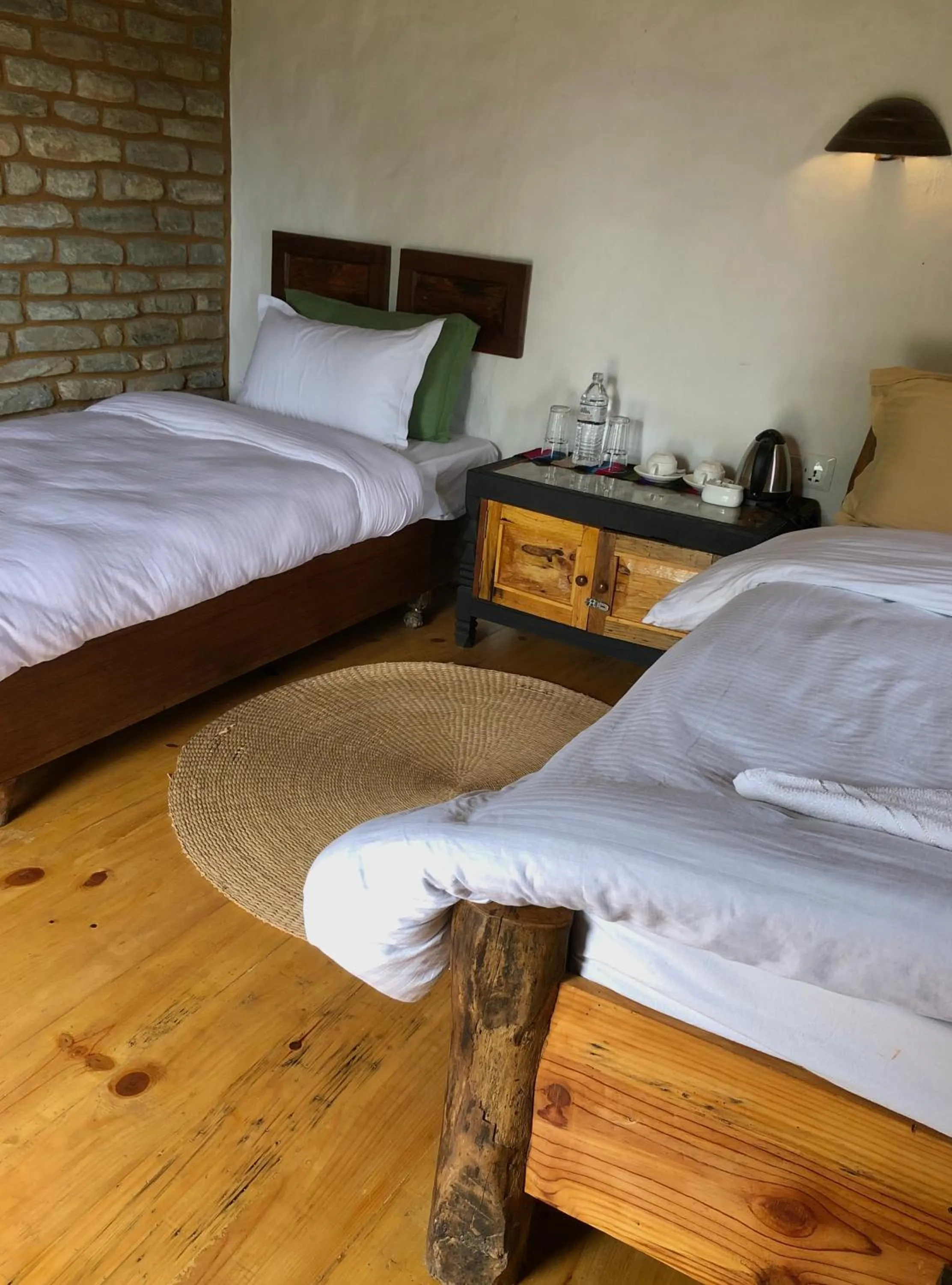 Bedroom, Bed in Bhanjyang Village Lodge