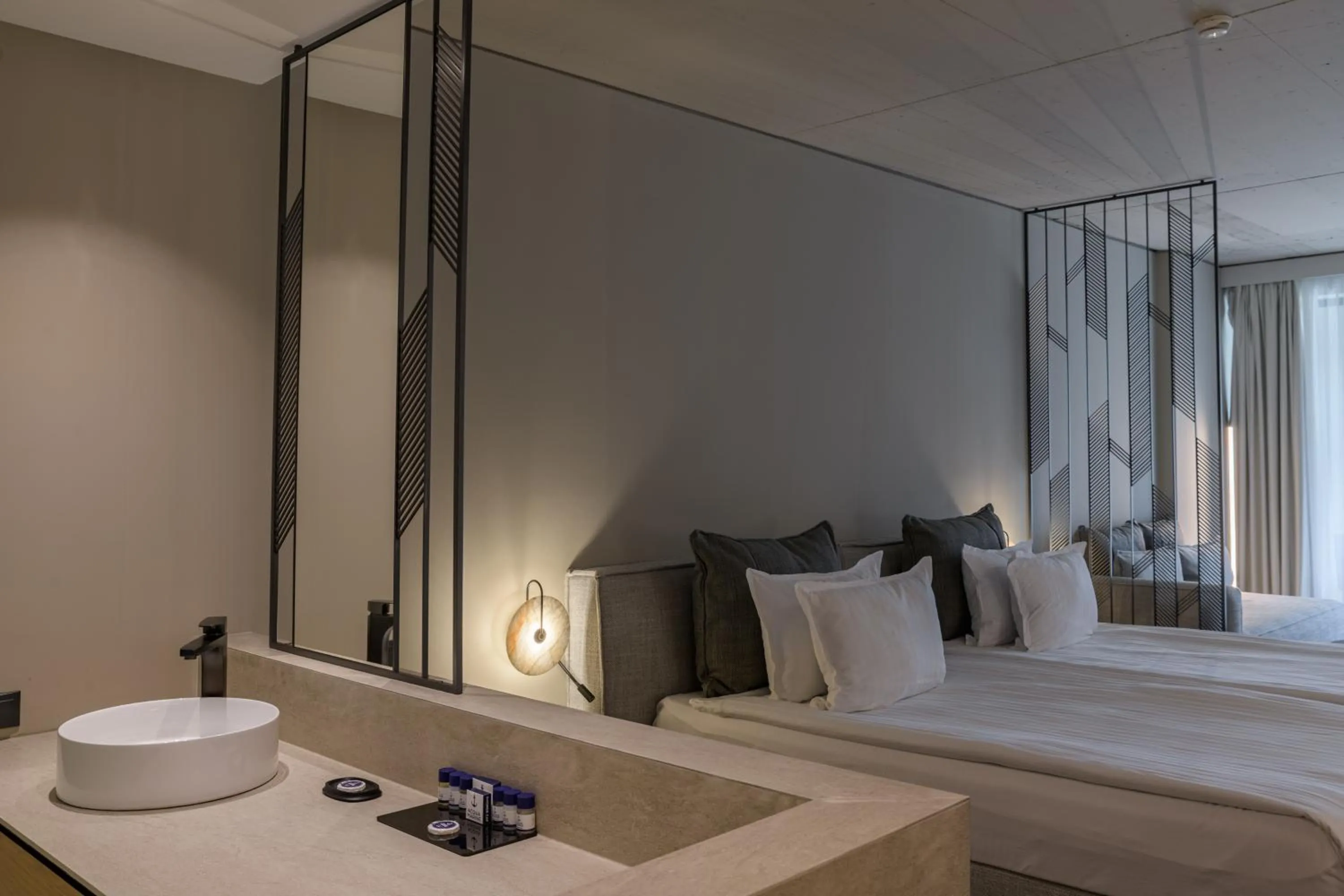 Bathroom, Bed in Ensana Aquahouse