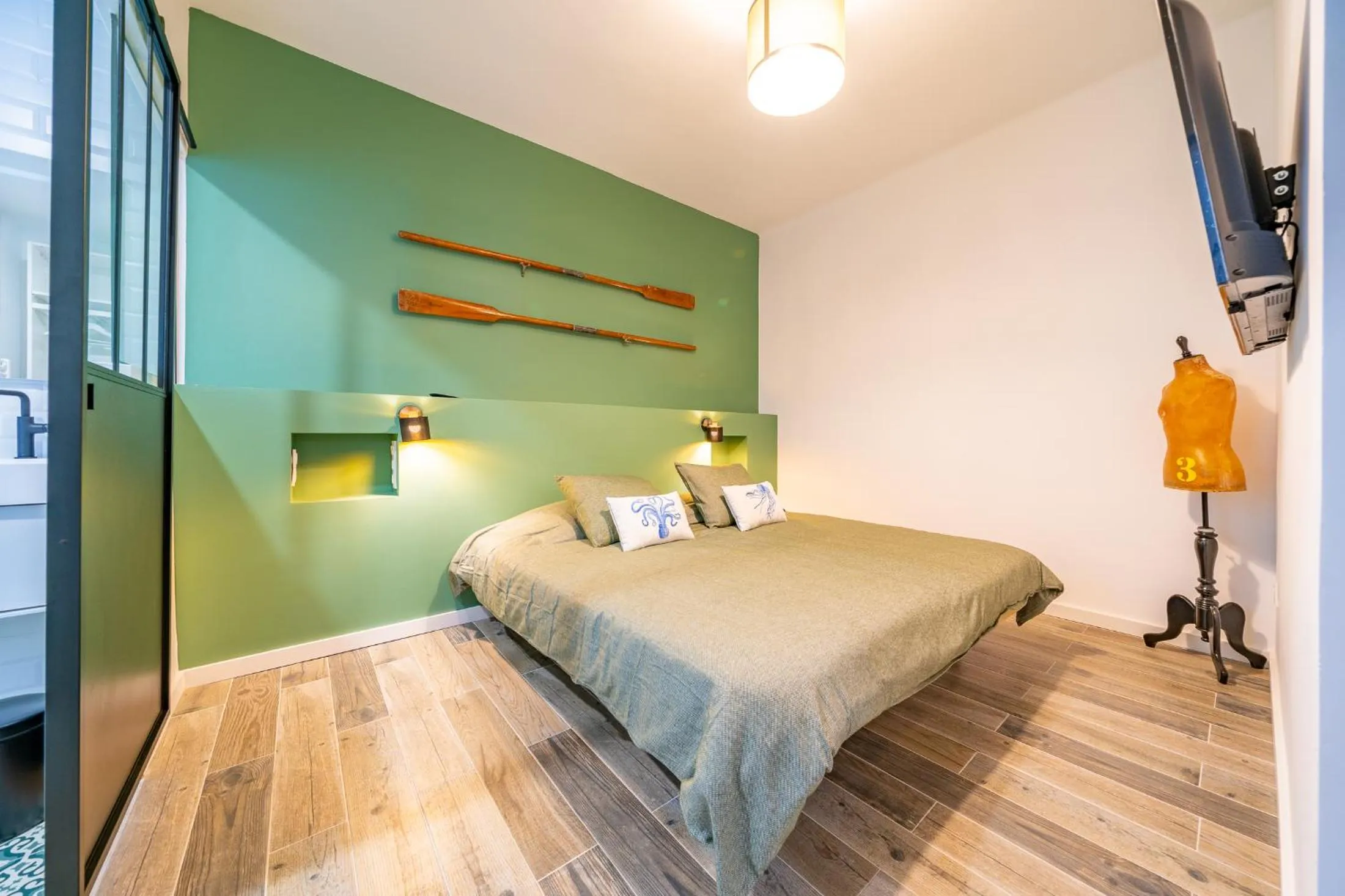 Bedroom, Bed in CAN MARTINEZ Calella Beach Boutique Apartment