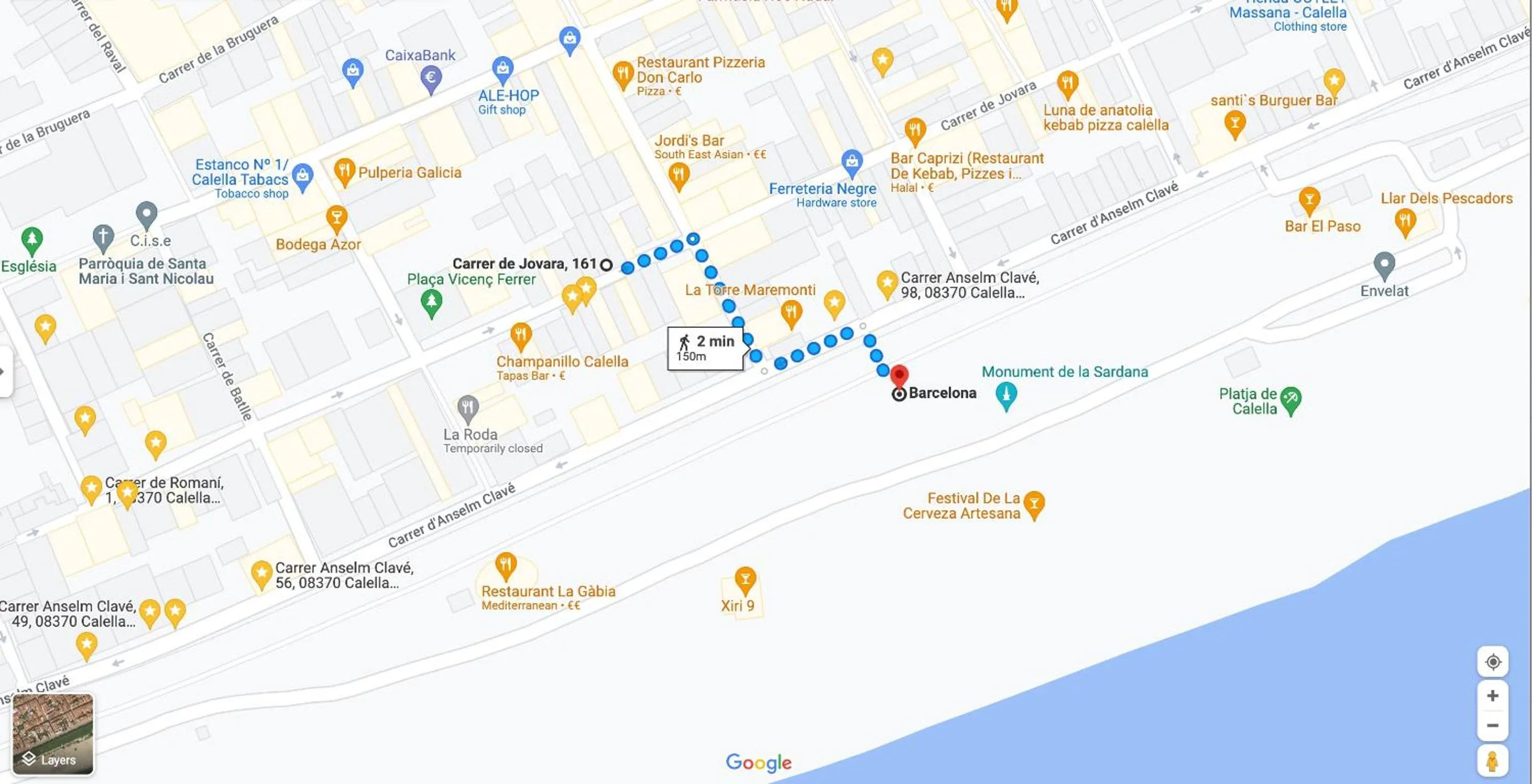 Beach in CAN MARTINEZ Calella Beach Boutique Apartment