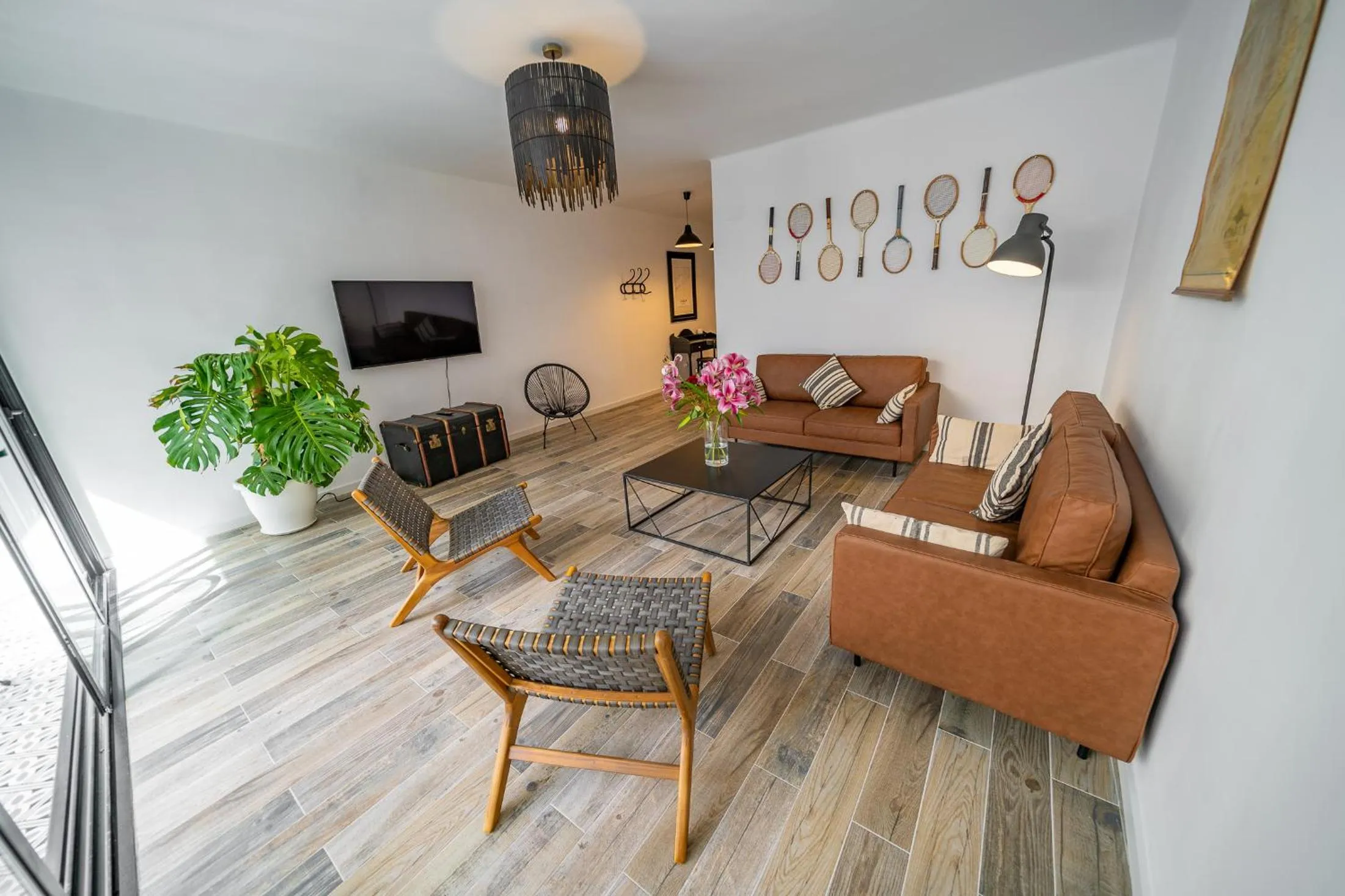 Living room in CAN MARTINEZ Calella Beach Boutique Apartment