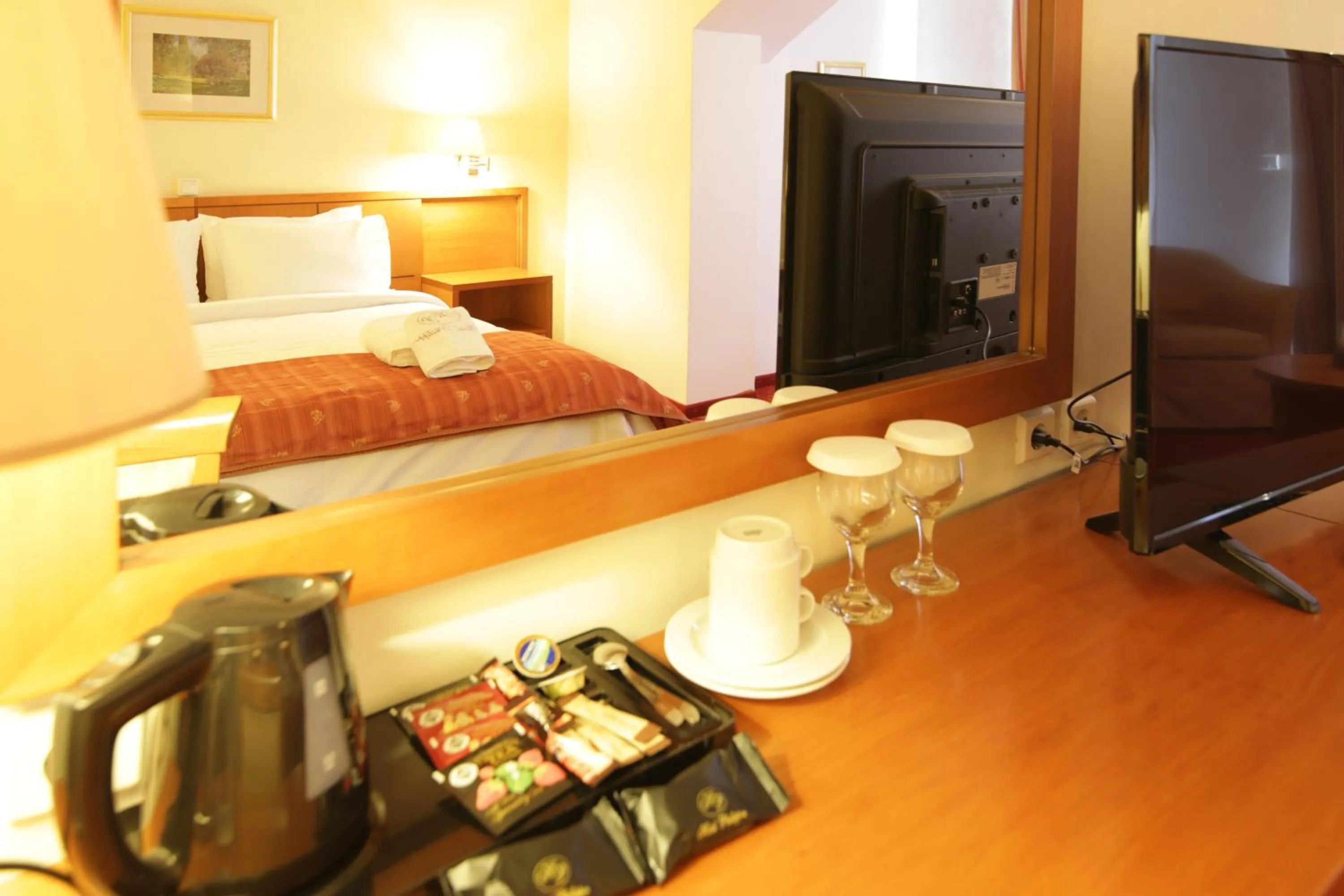 Area and facilities, Bed in Hotel Philippos Livadeia