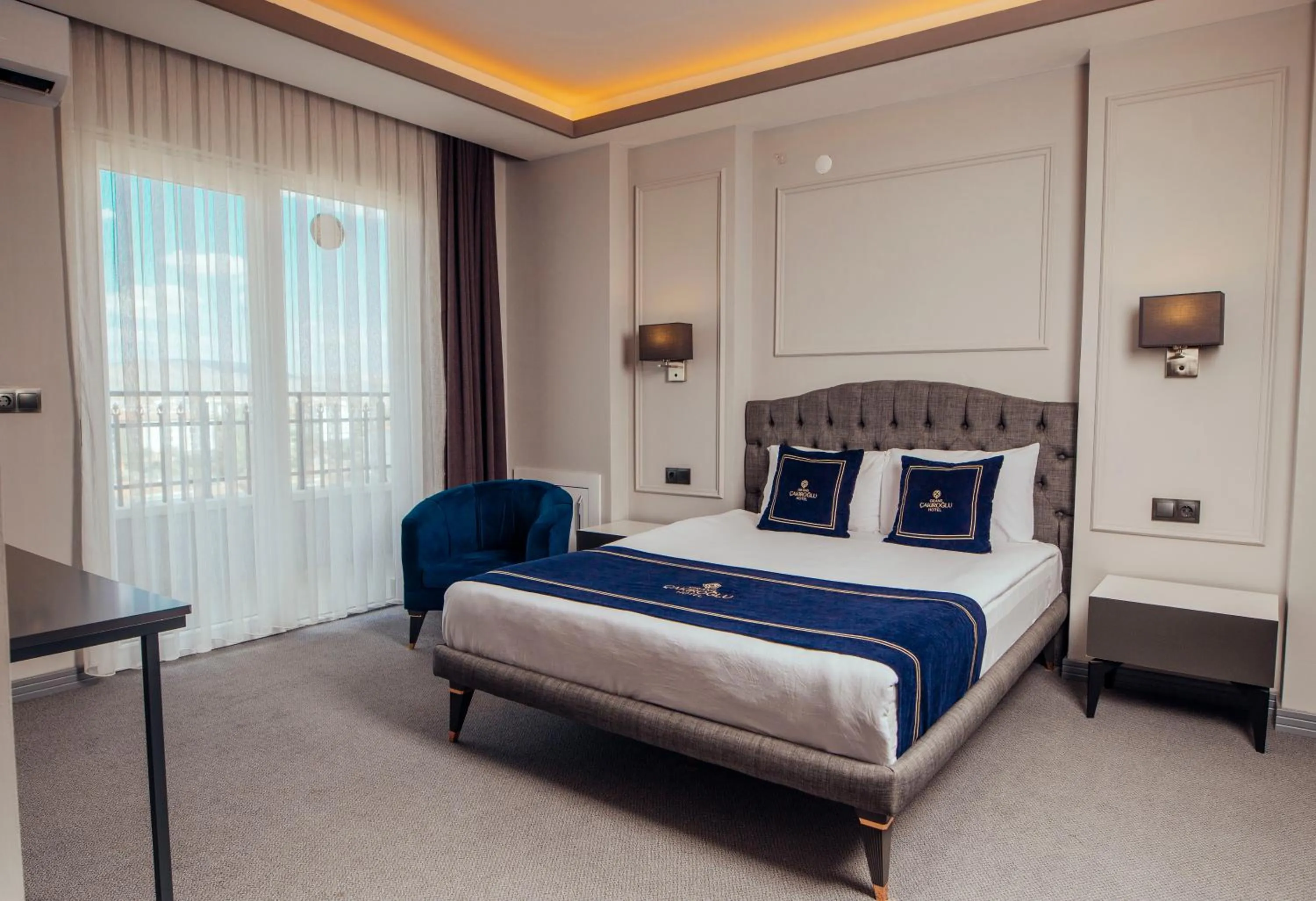 Bed in GRAND ÇAKIROĞLU HOTEL