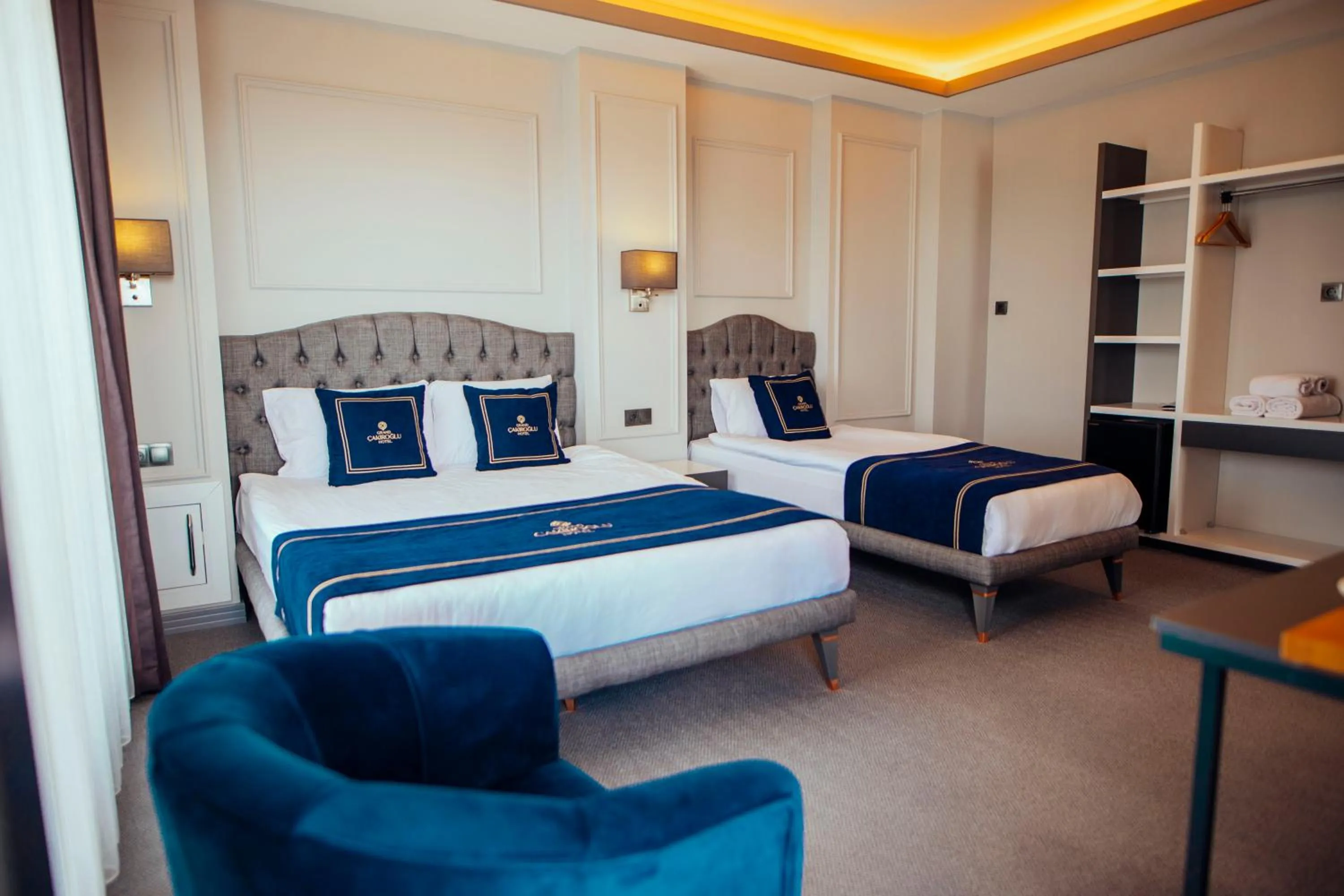 Bed in GRAND ÇAKIROĞLU HOTEL