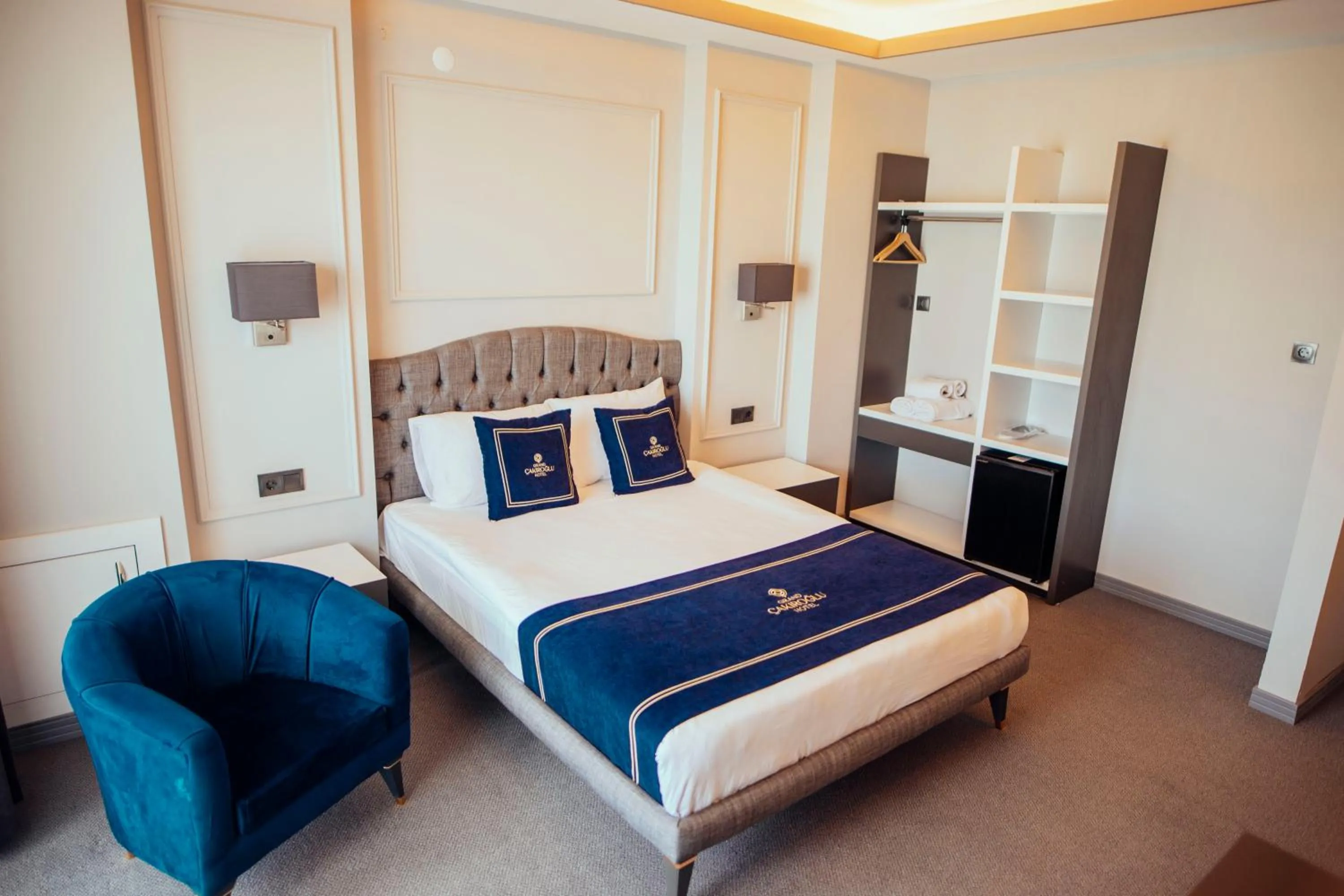 Bed in GRAND ÇAKIROĞLU HOTEL