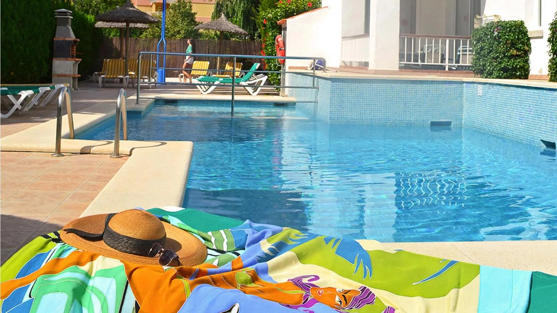 Pool view in Villa Alexia- APARTMENT AQUA - Puerto Pollensa