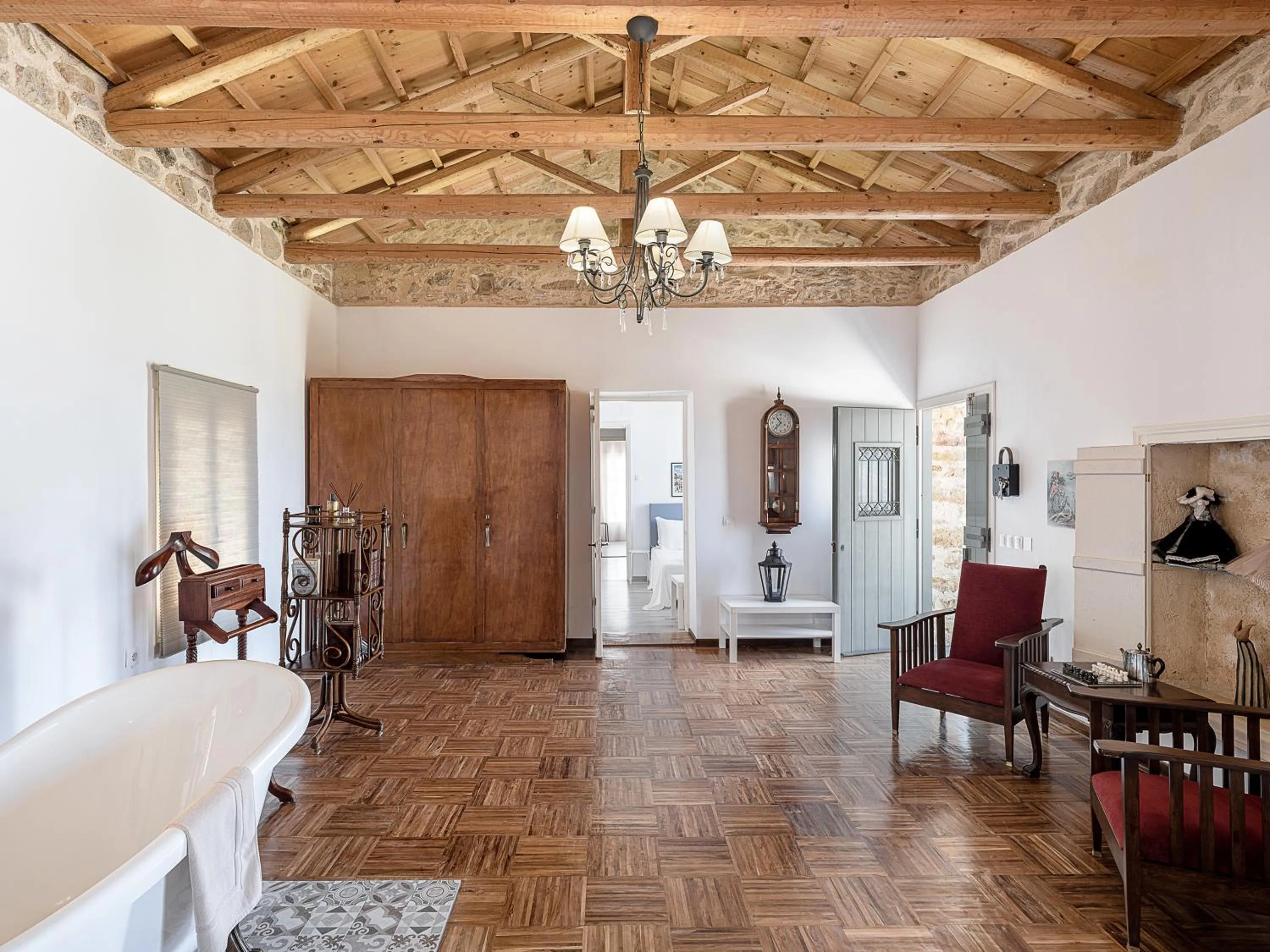 Living room in Ondathaki Pirgos