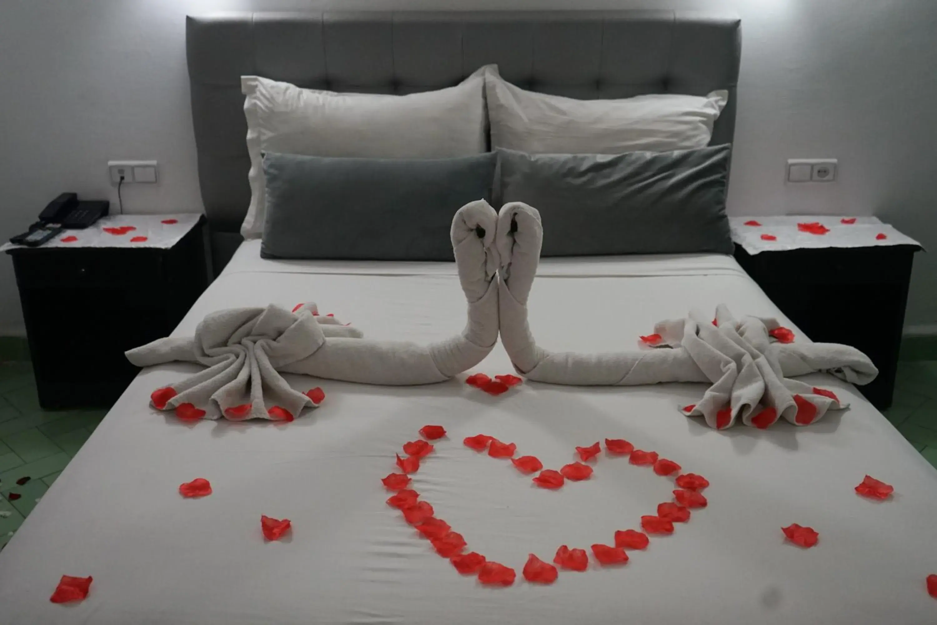 Bed in Hotel Nouzha Bed in Hotel Nouzha