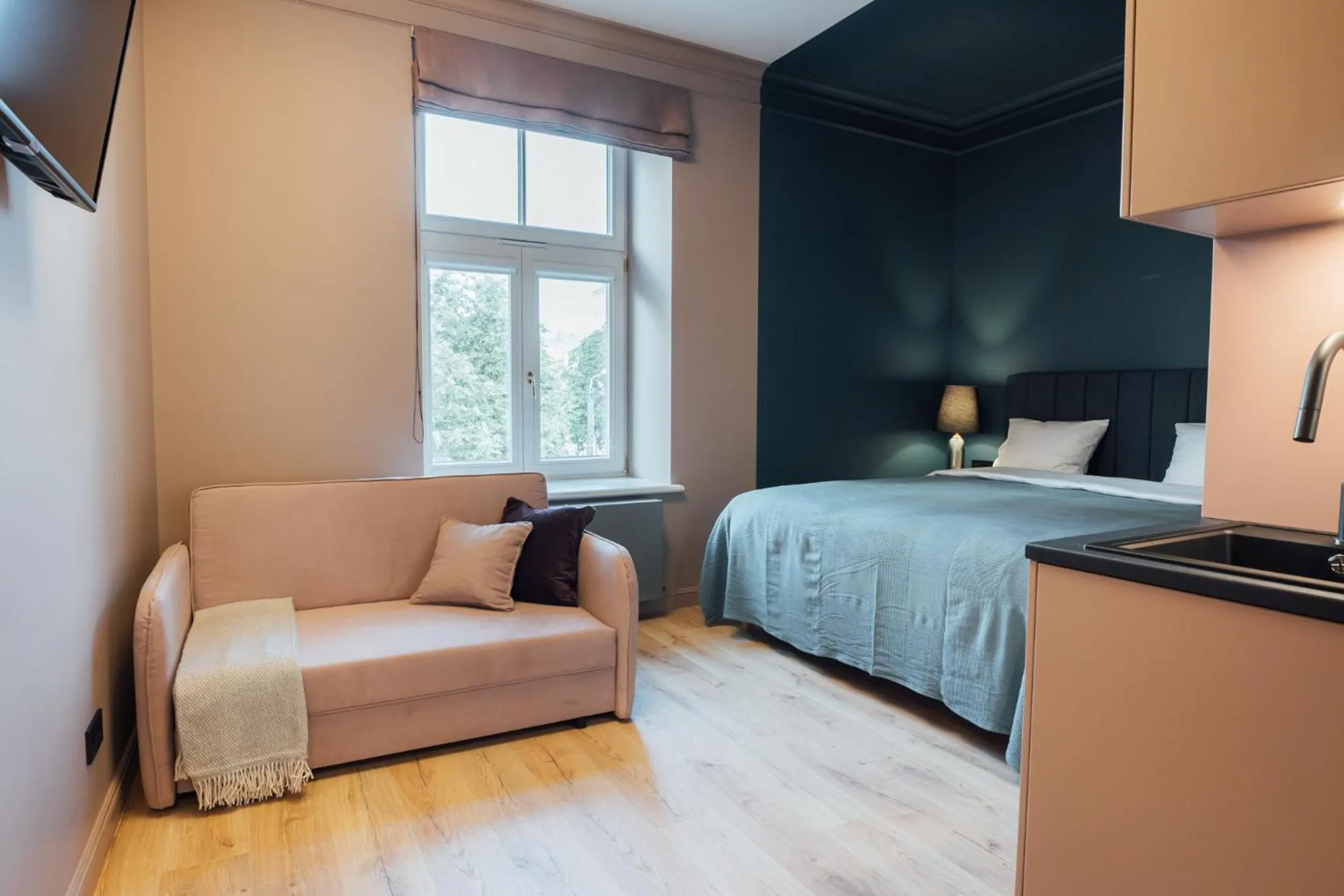 Bed in Aparthotel Amella