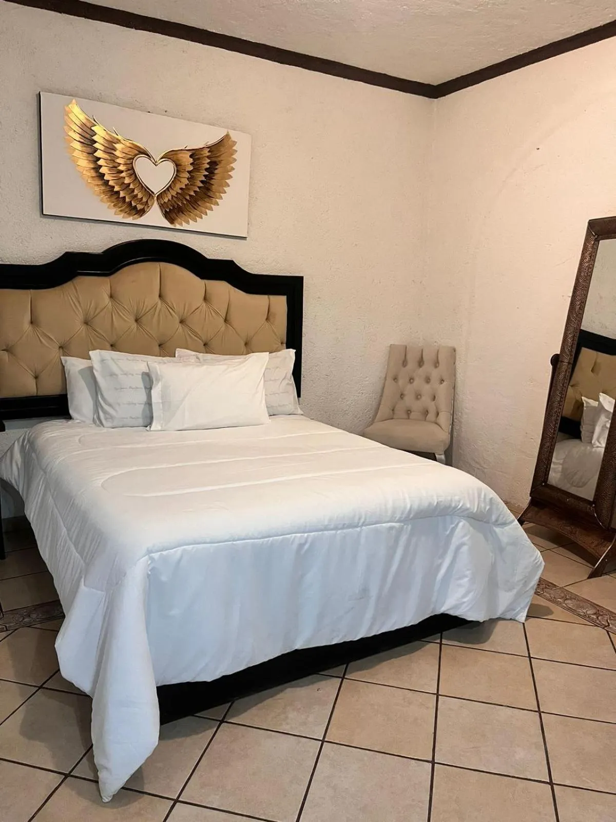 Bed in Hotel Peña Florencia