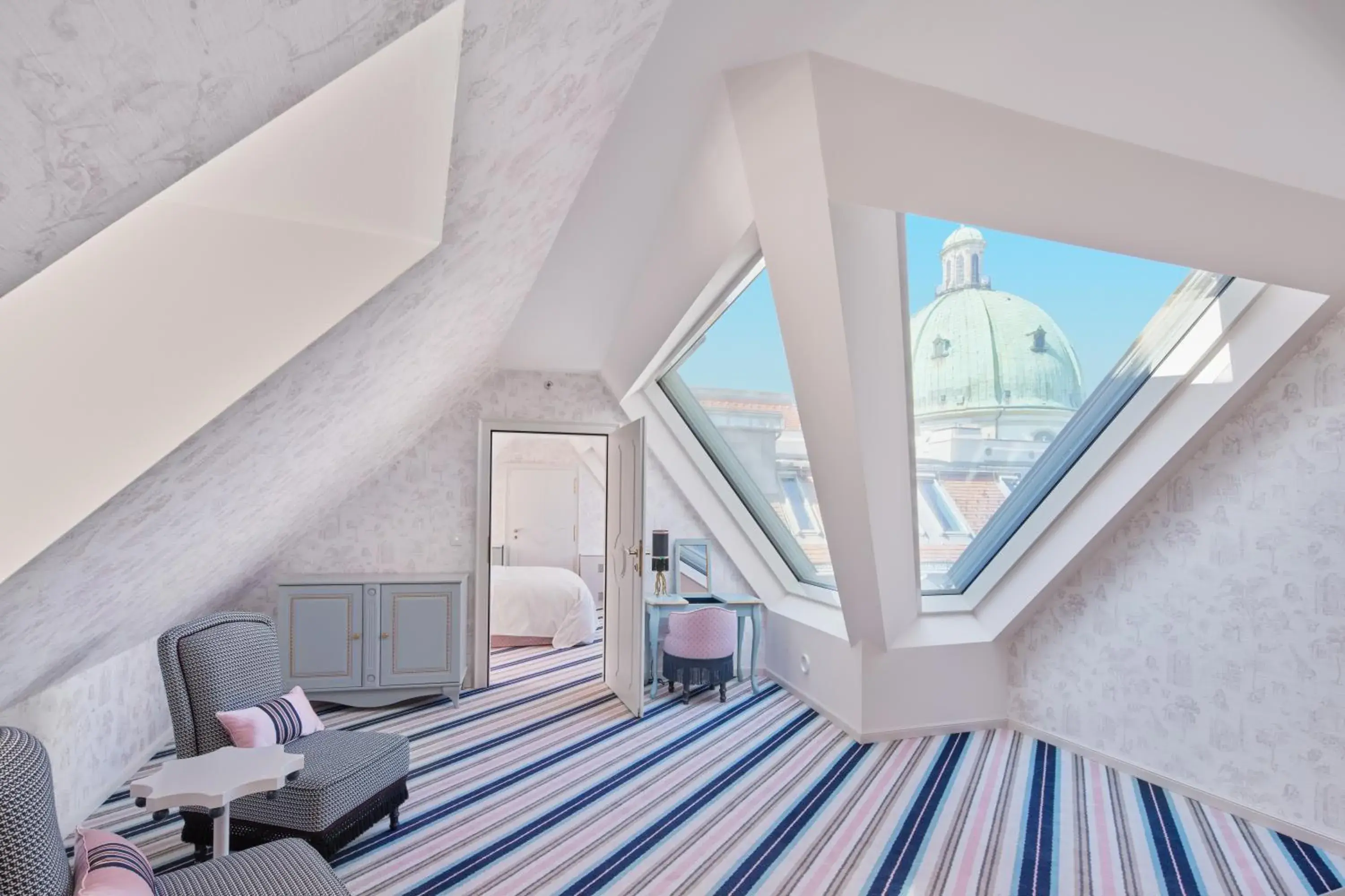 View (from property/room), Bed in The Leo Grand View (from property/room), Bed in The Leo Grand