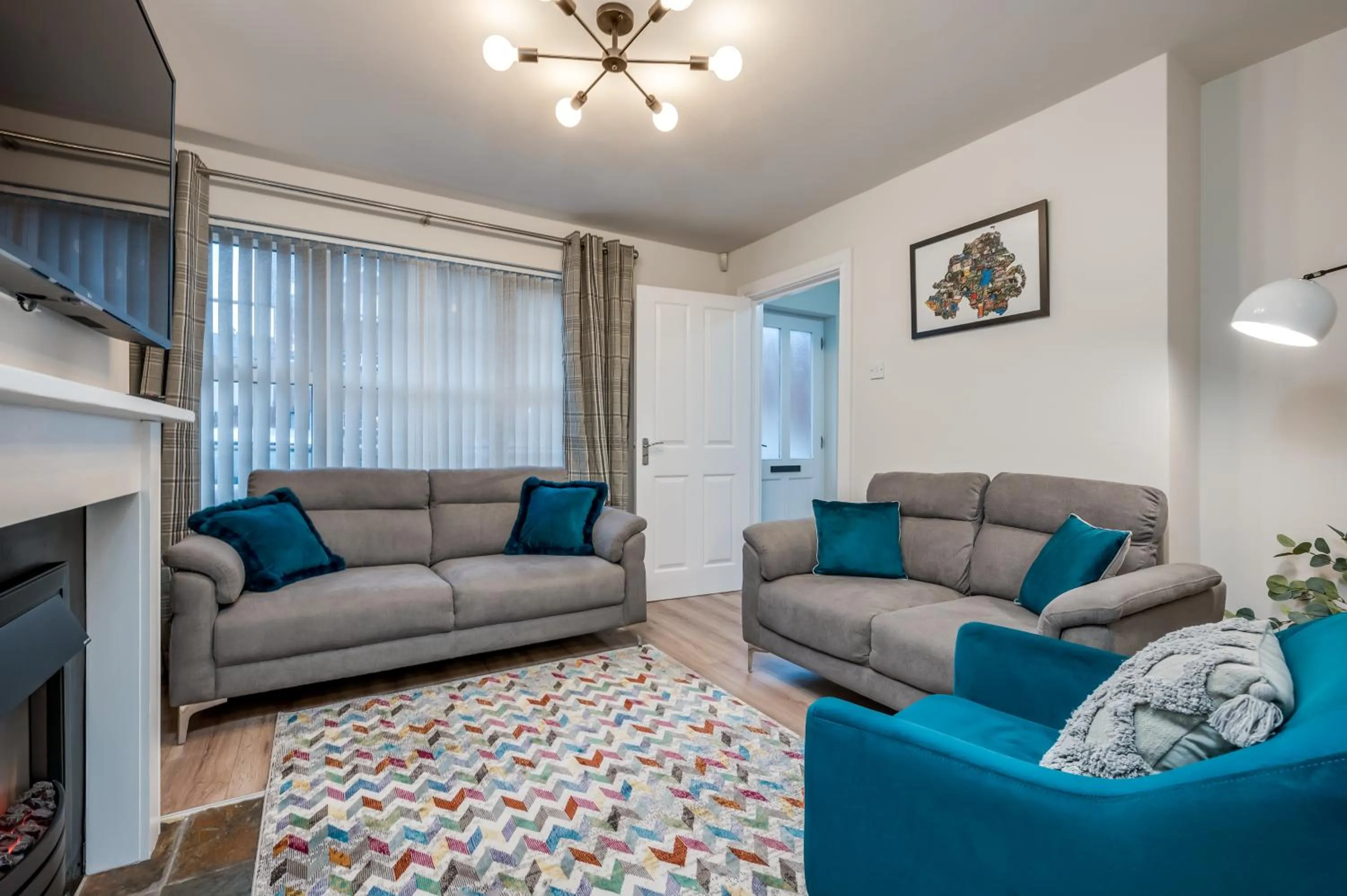 Living room in Central Belfast Apartments: Ashley Mews