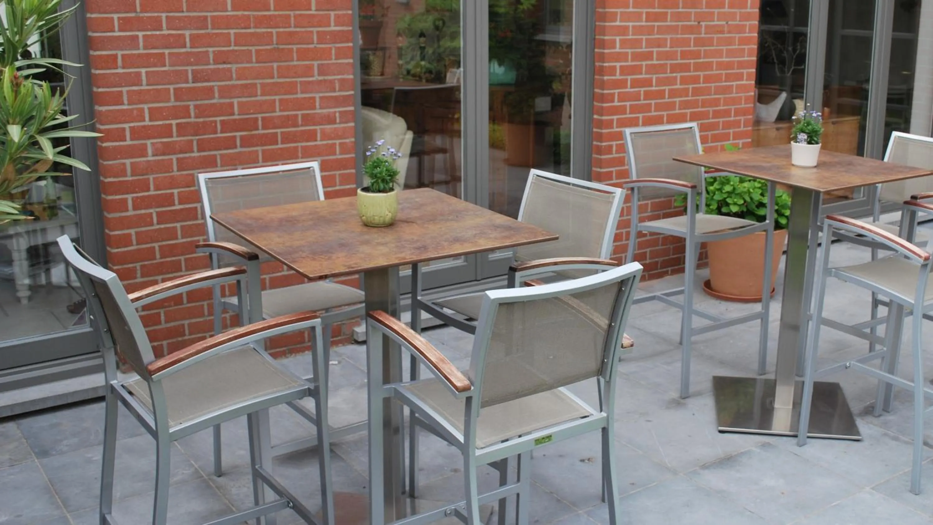 Patio in B&B Coup de Coeur