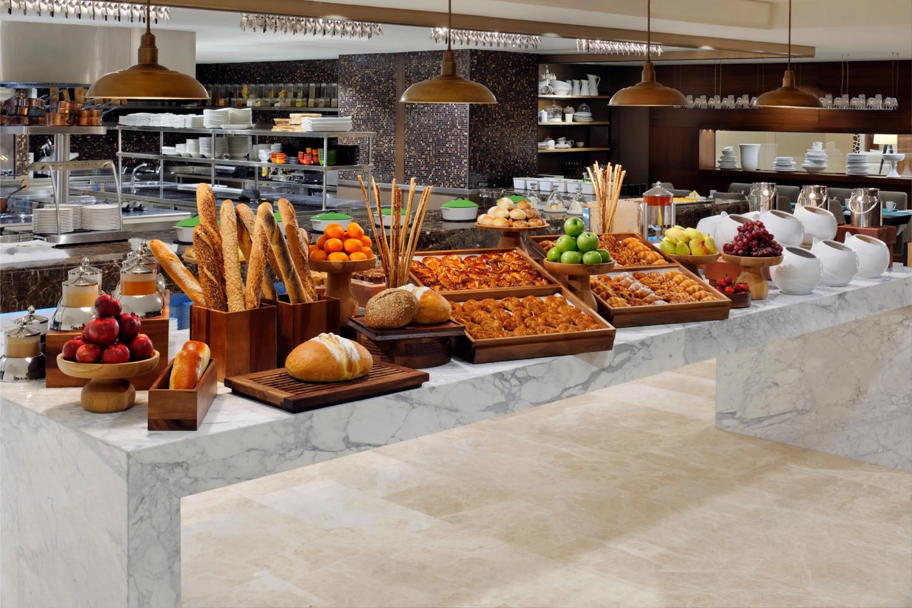 Breakfast in Istanbul Marriott Hotel Sisli