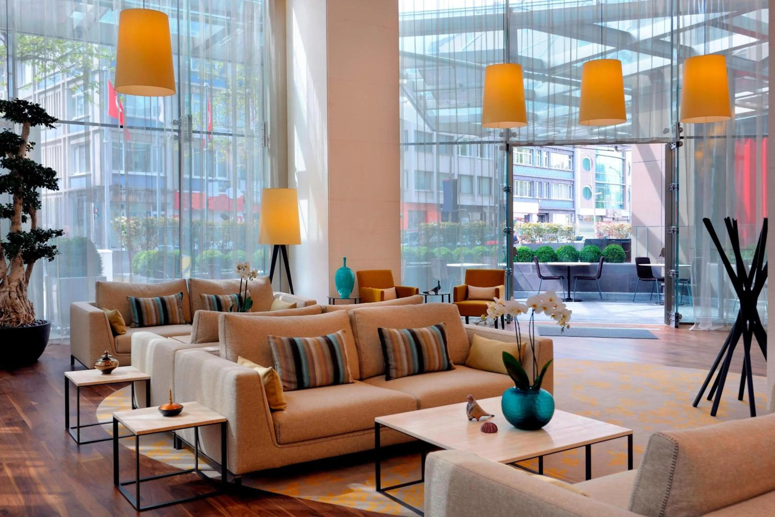 Lobby or reception in Istanbul Marriott Hotel Sisli
