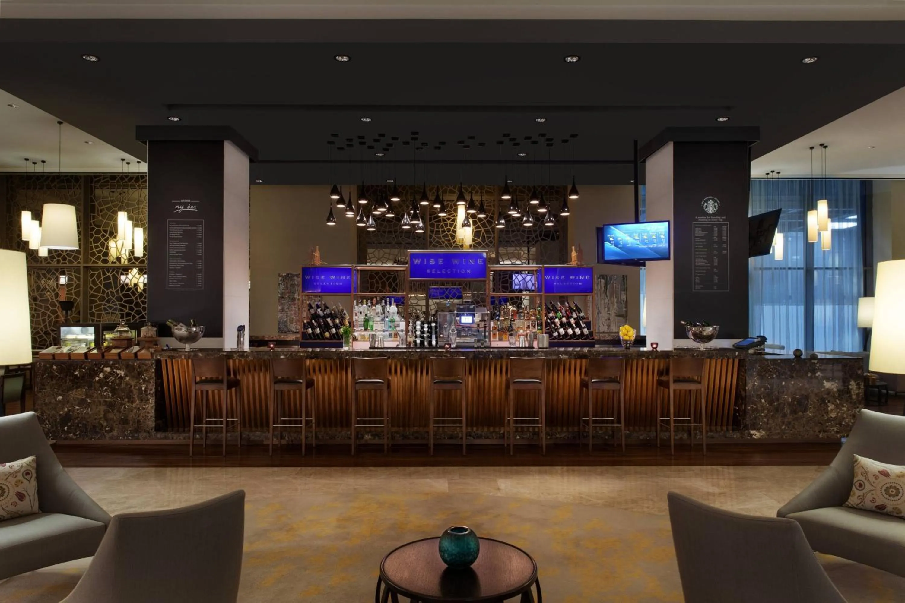 Lounge or bar in Istanbul Marriott Hotel Sisli