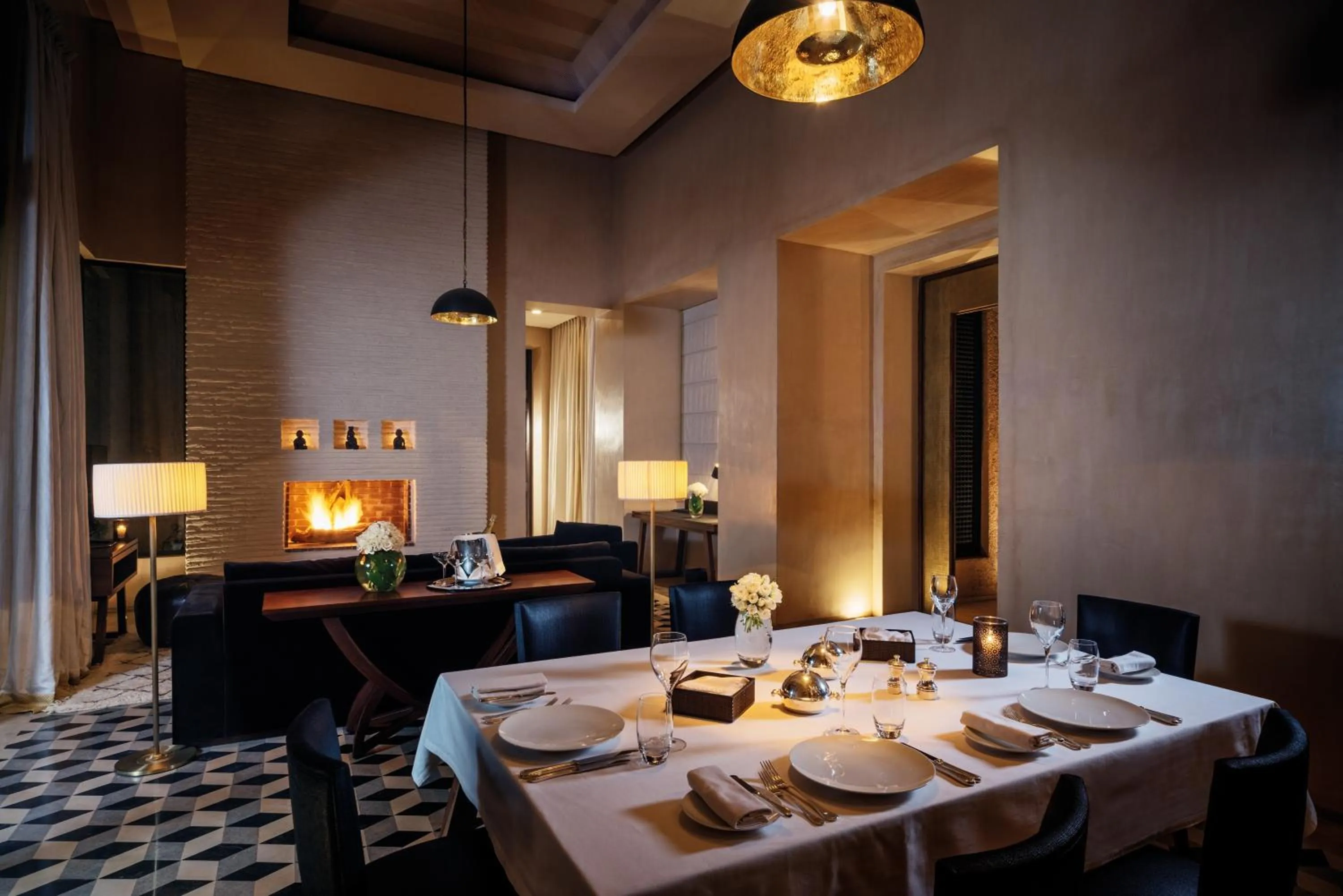 Living room in Fairmont Royal Palm Marrakech