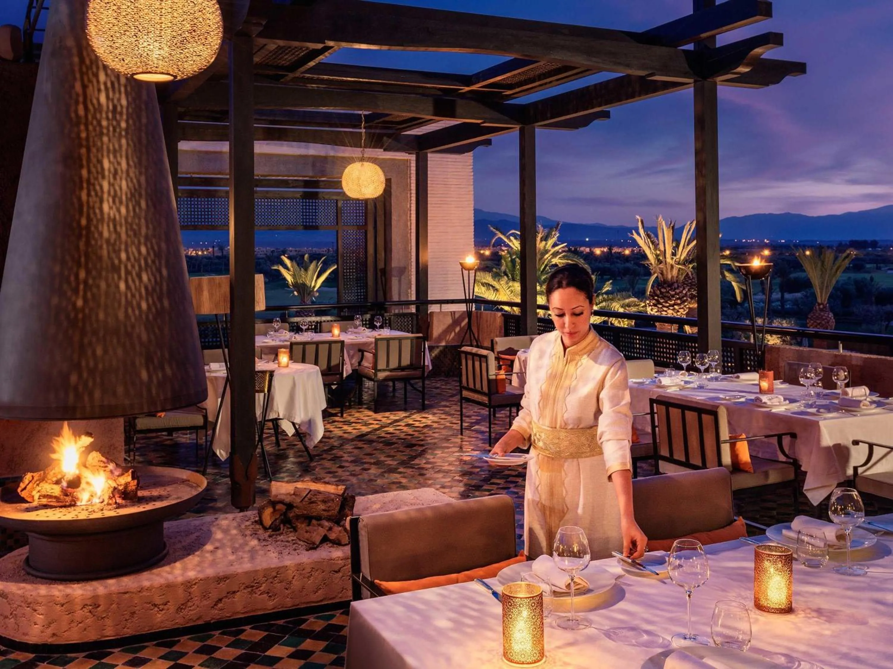 Restaurant/places to eat in Fairmont Royal Palm Marrakech