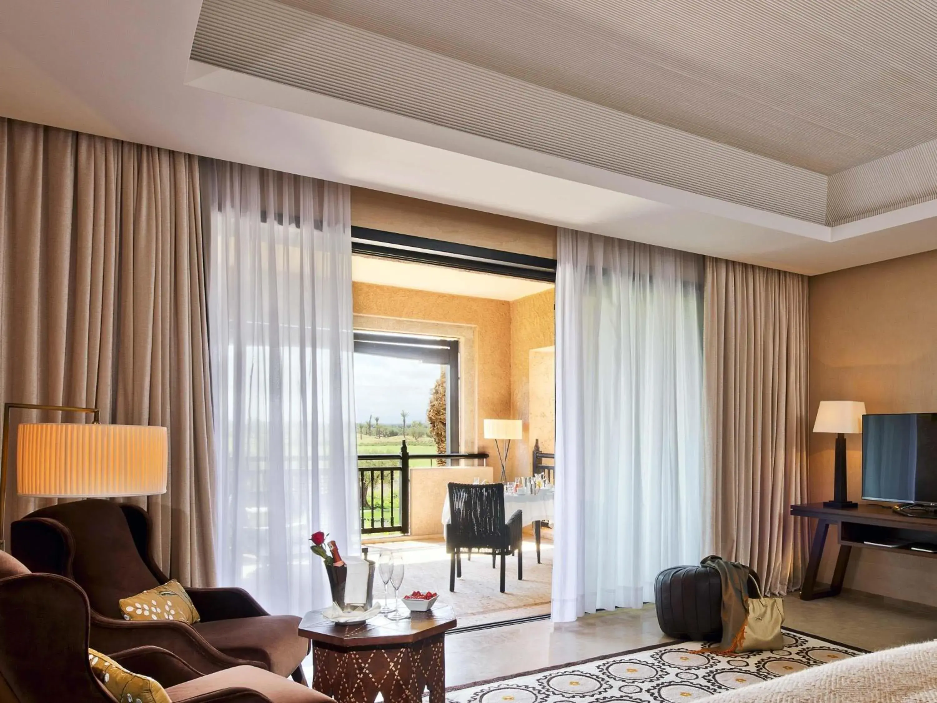 Bedroom, Bed in Fairmont Royal Palm Marrakech Bedroom, Bed in Fairmont Royal Palm Marrakech