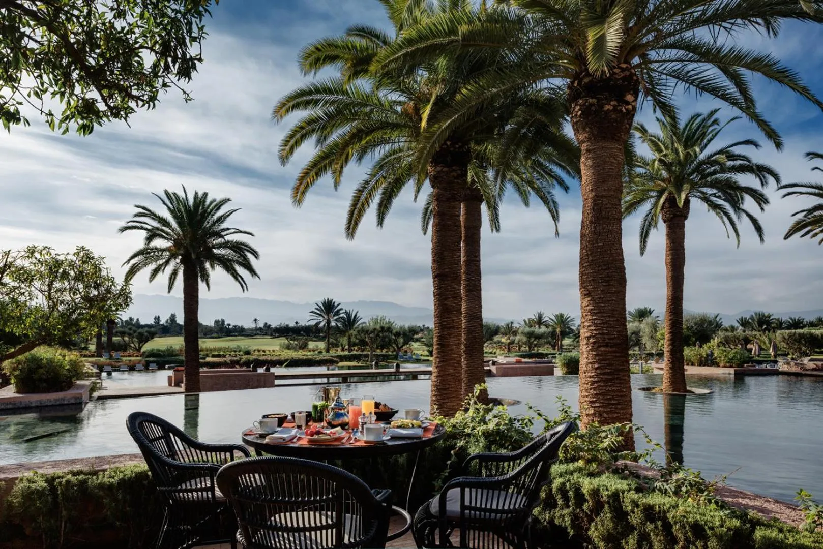 Patio in Fairmont Royal Palm Marrakech