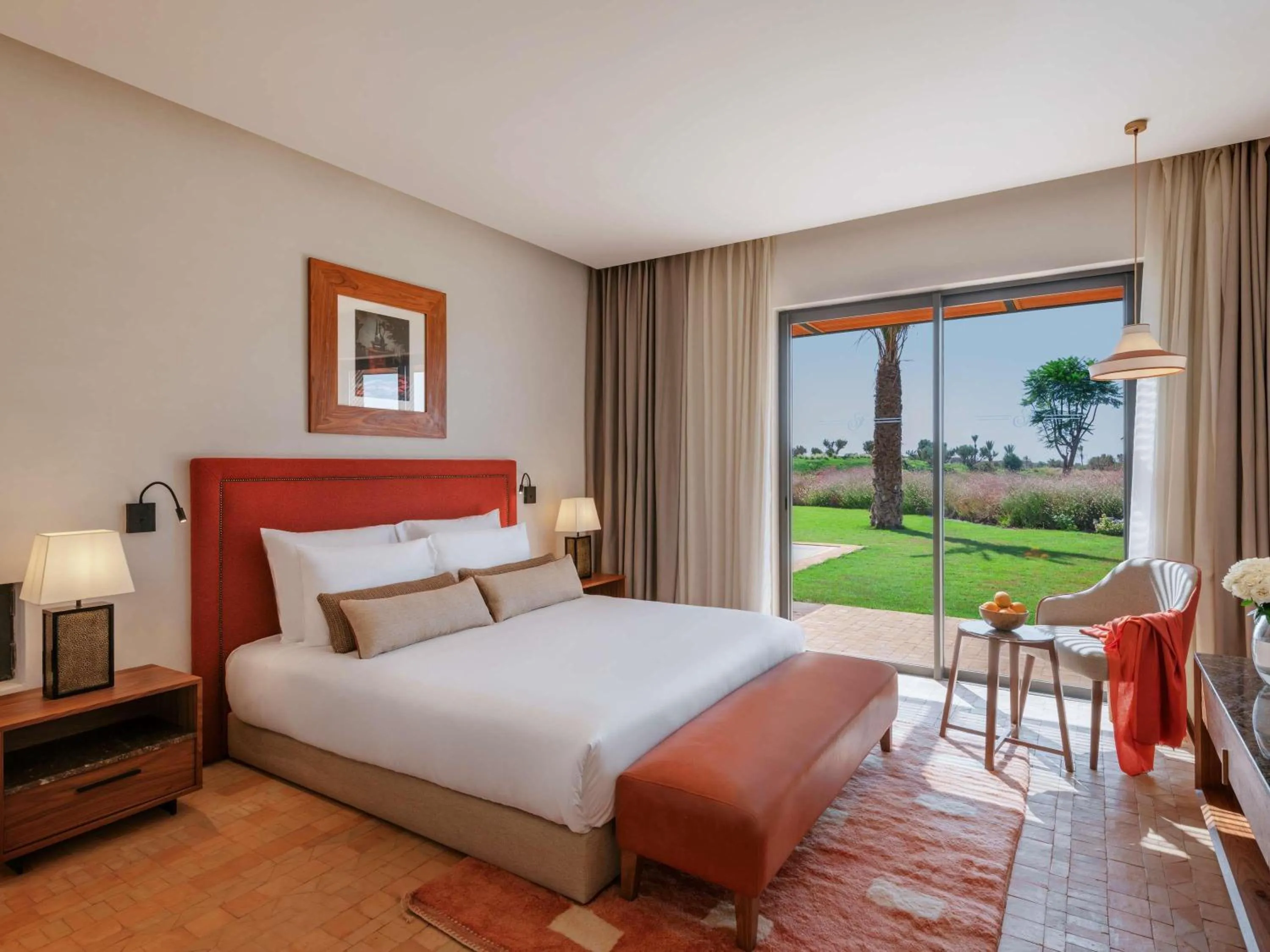 Bedroom, Bed in Fairmont Royal Palm Marrakech