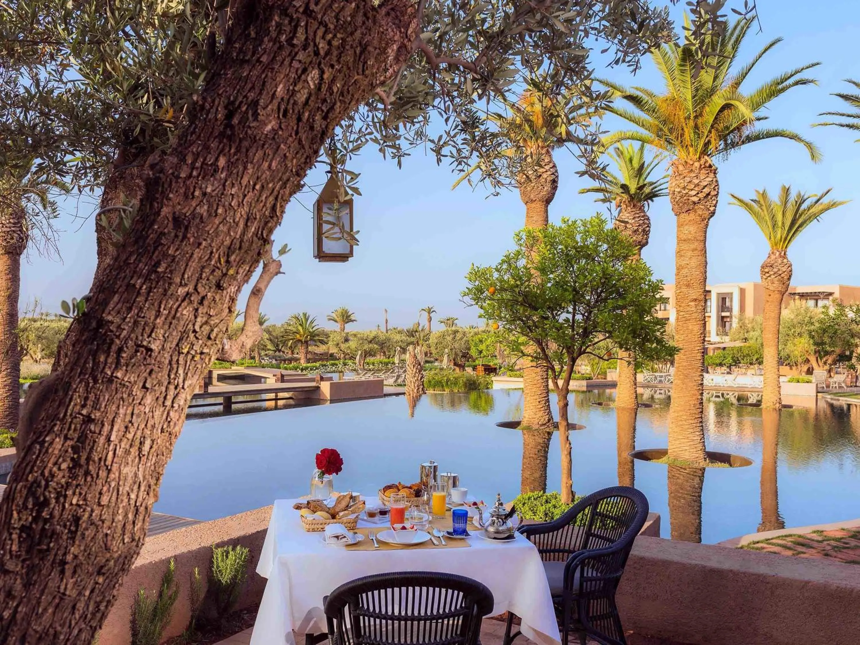 Breakfast in Fairmont Royal Palm Marrakech