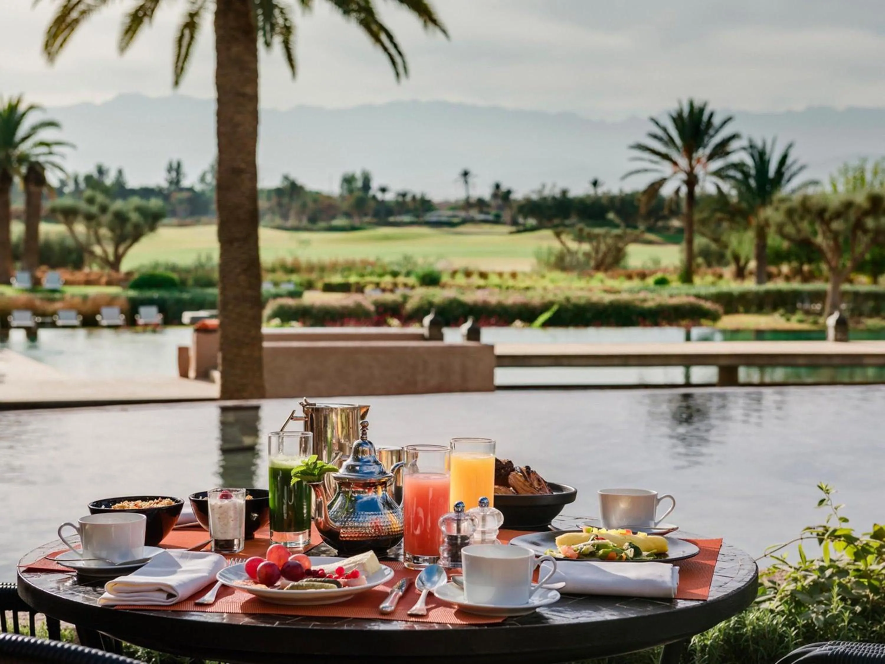 Breakfast in Fairmont Royal Palm Marrakech