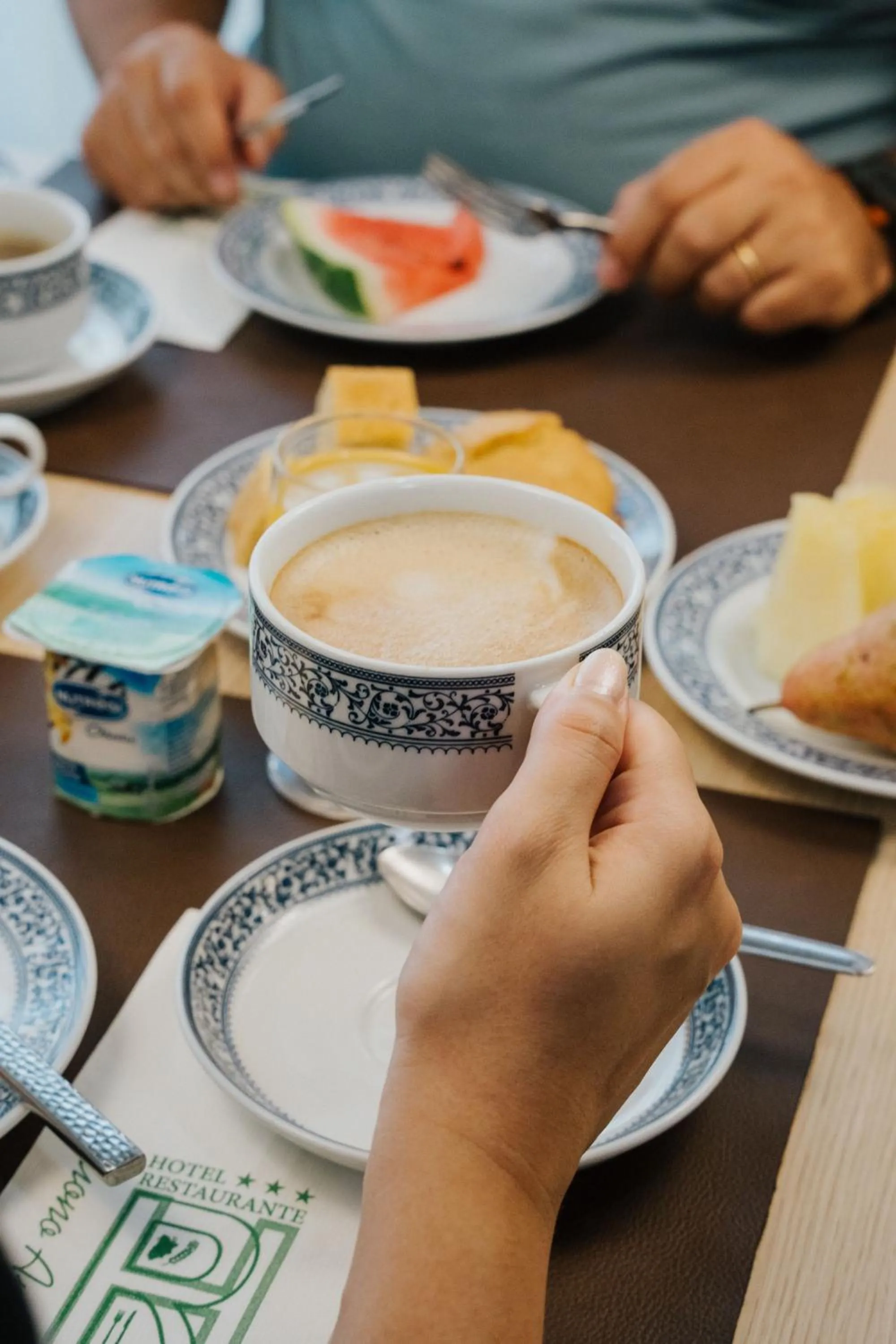 Continental breakfast in Hotel O Encontro
