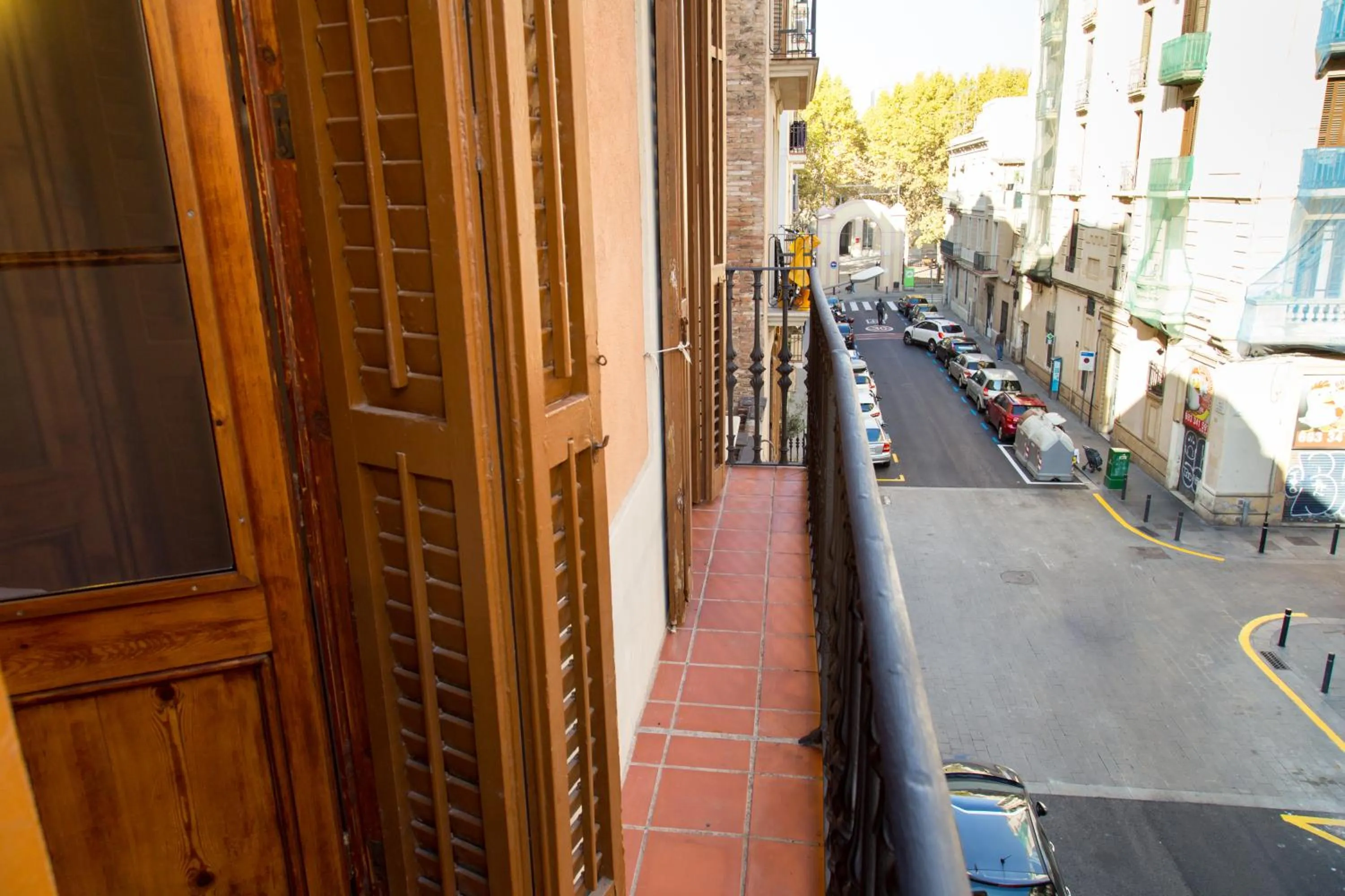 Street view in Happy People Plaza España Apartments